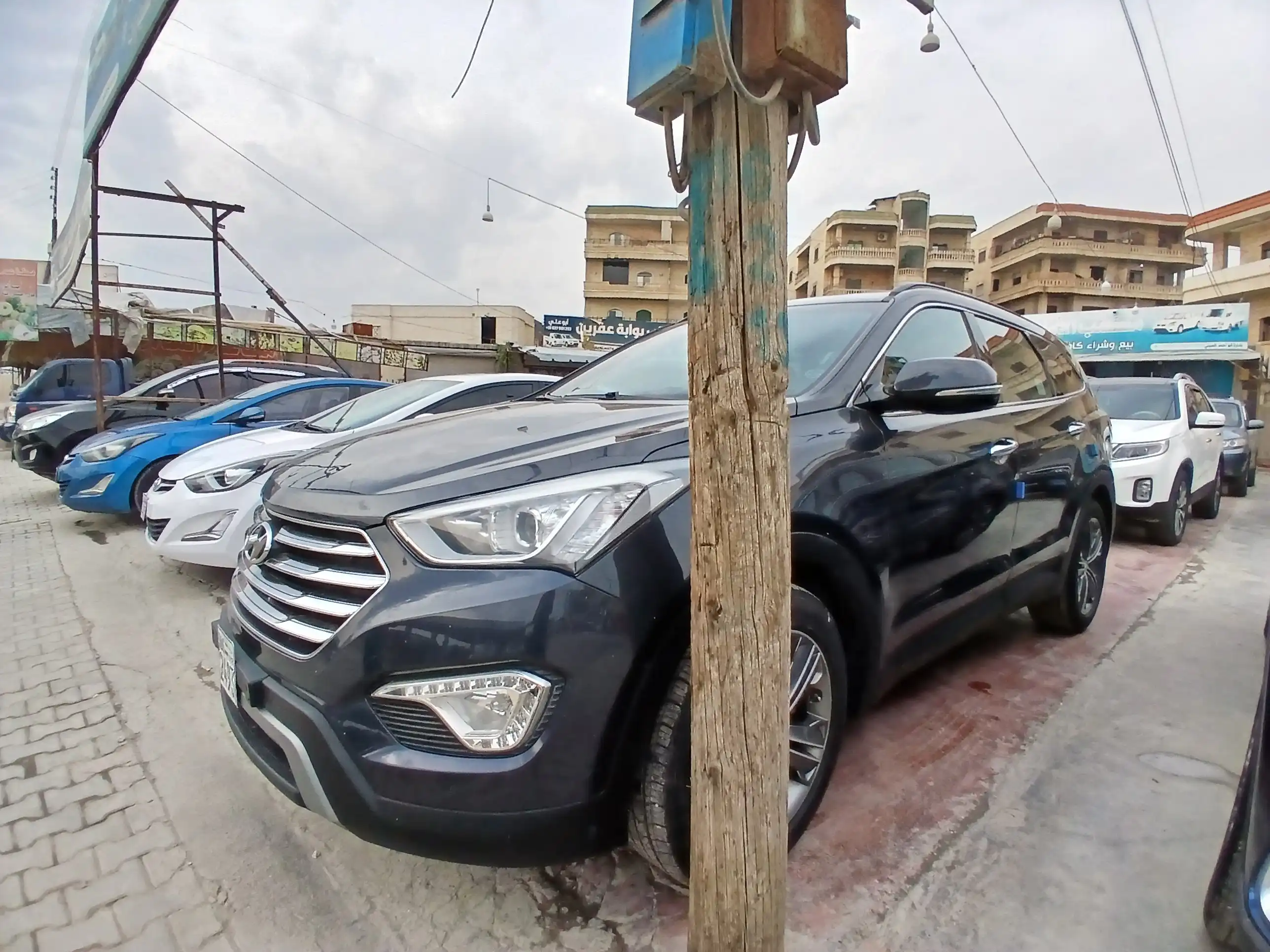 kilometrage car sale hyundai maxcruz evgt suv 2014 aleppo mk card image
