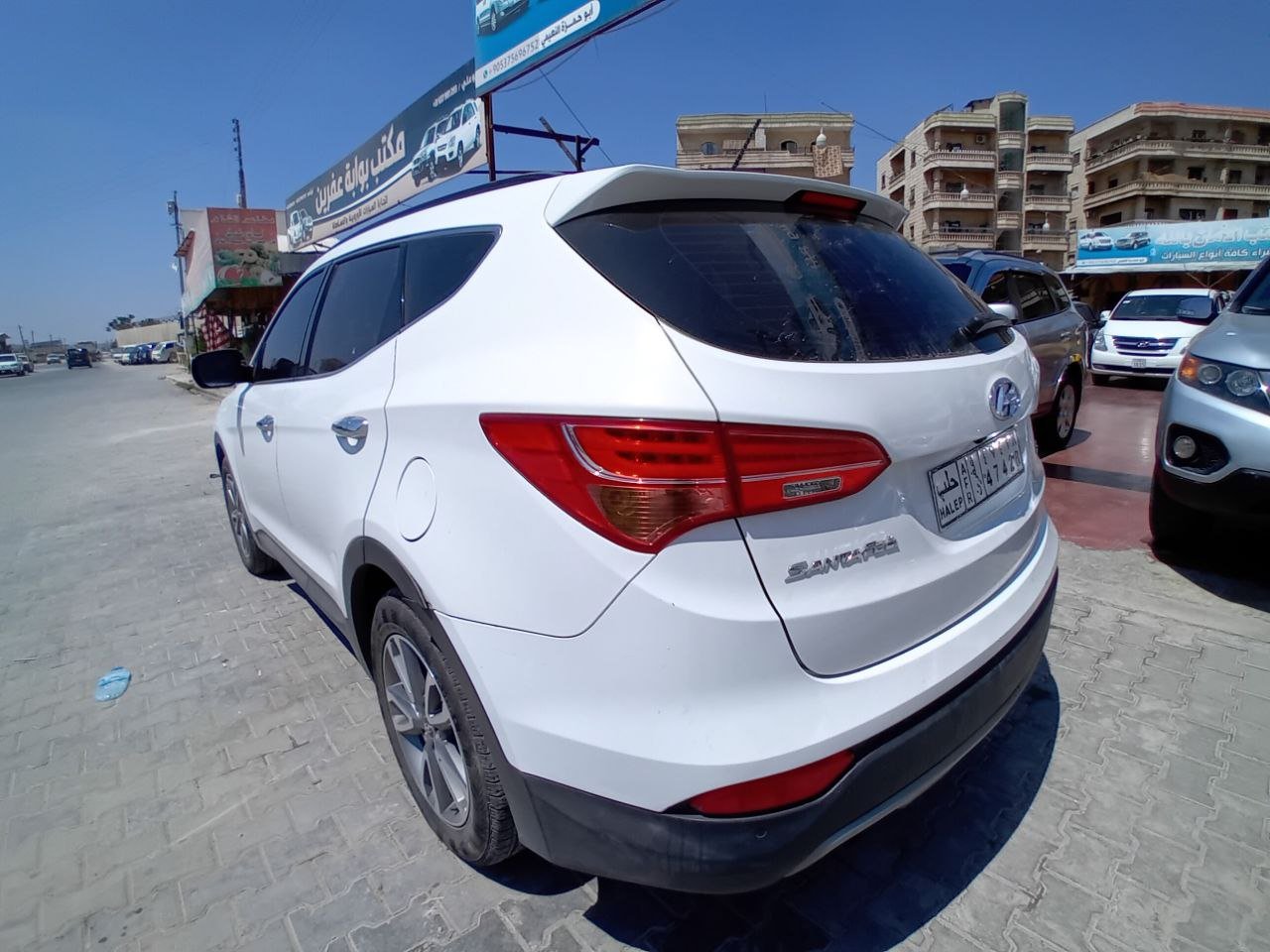kilometrage car sale hyundai santa fe evgt suv used 2012 aleppo yf image