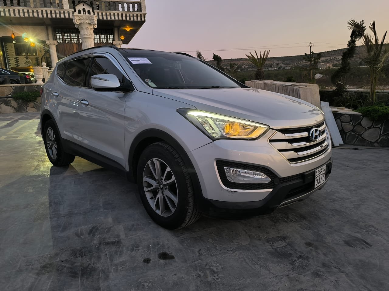 kilometrage car sale hyundai santa fe evgt suv new 2013 aleppo bu image
