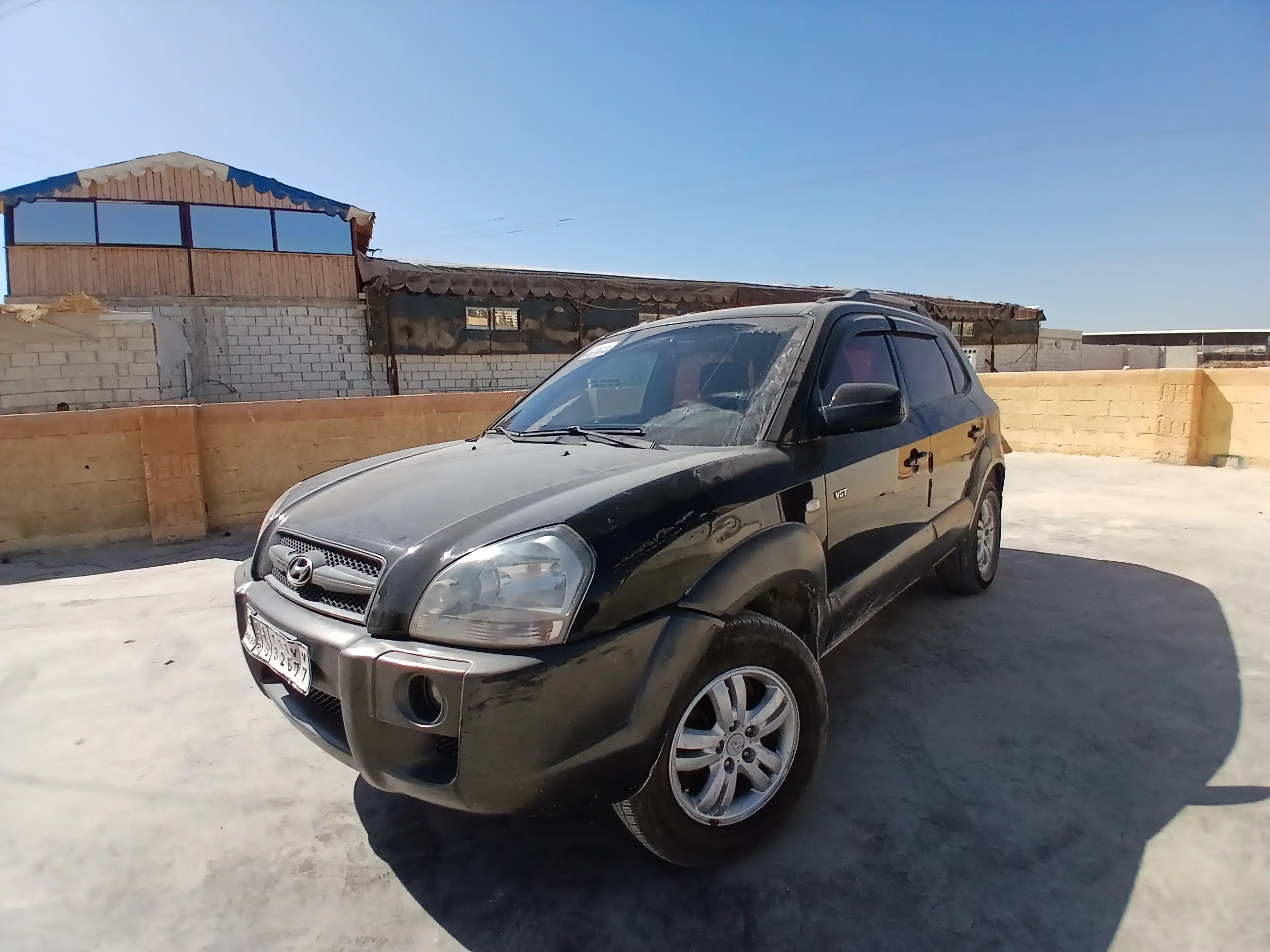 kilometrage car sale hyundai tucson standard suv used 2007 aleppo kh card image