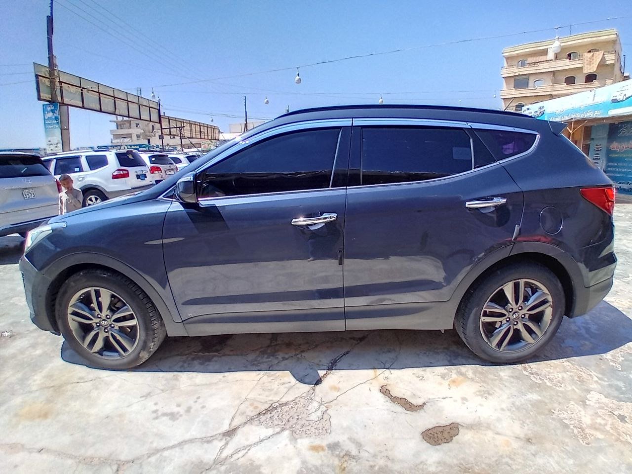 kilometrage car sale hyundai santa fe evgt suv used 2013 aleppo qr image