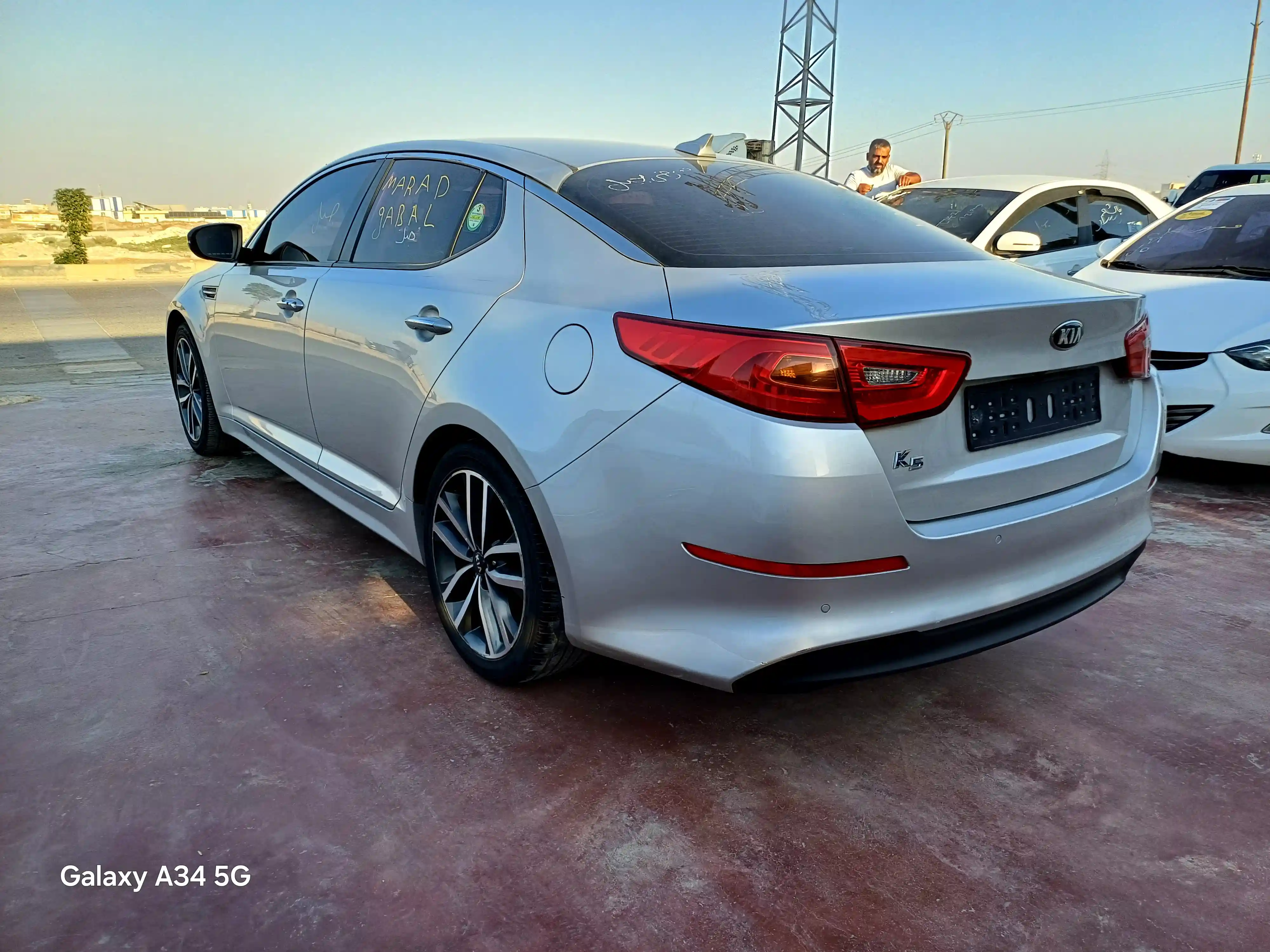 kilometrage car sale kia k5 standard sedan used 2014 aleppo ii image