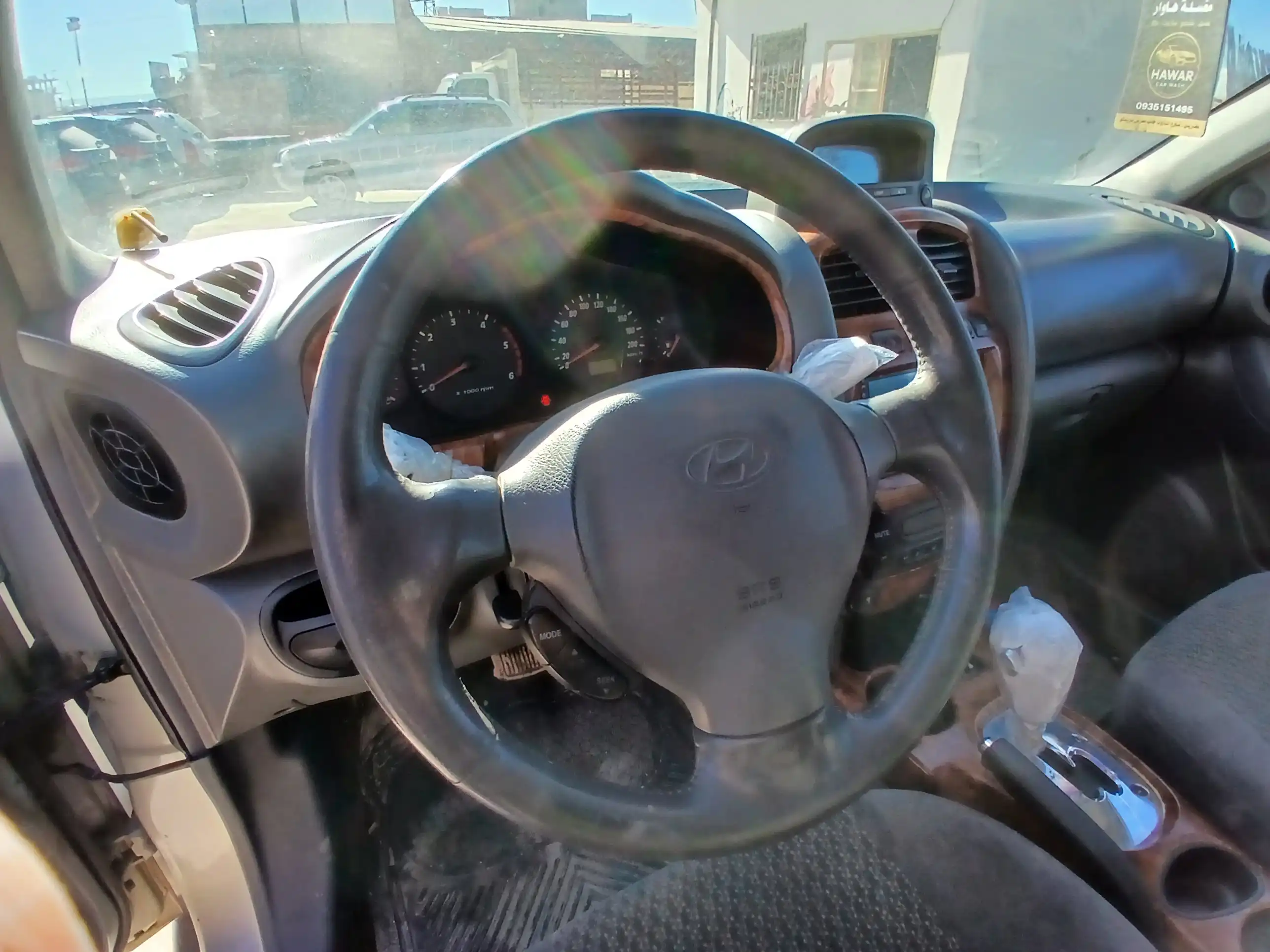 kilometrage car sale hyundai santa fe gold suv used 2003 aleppo av image