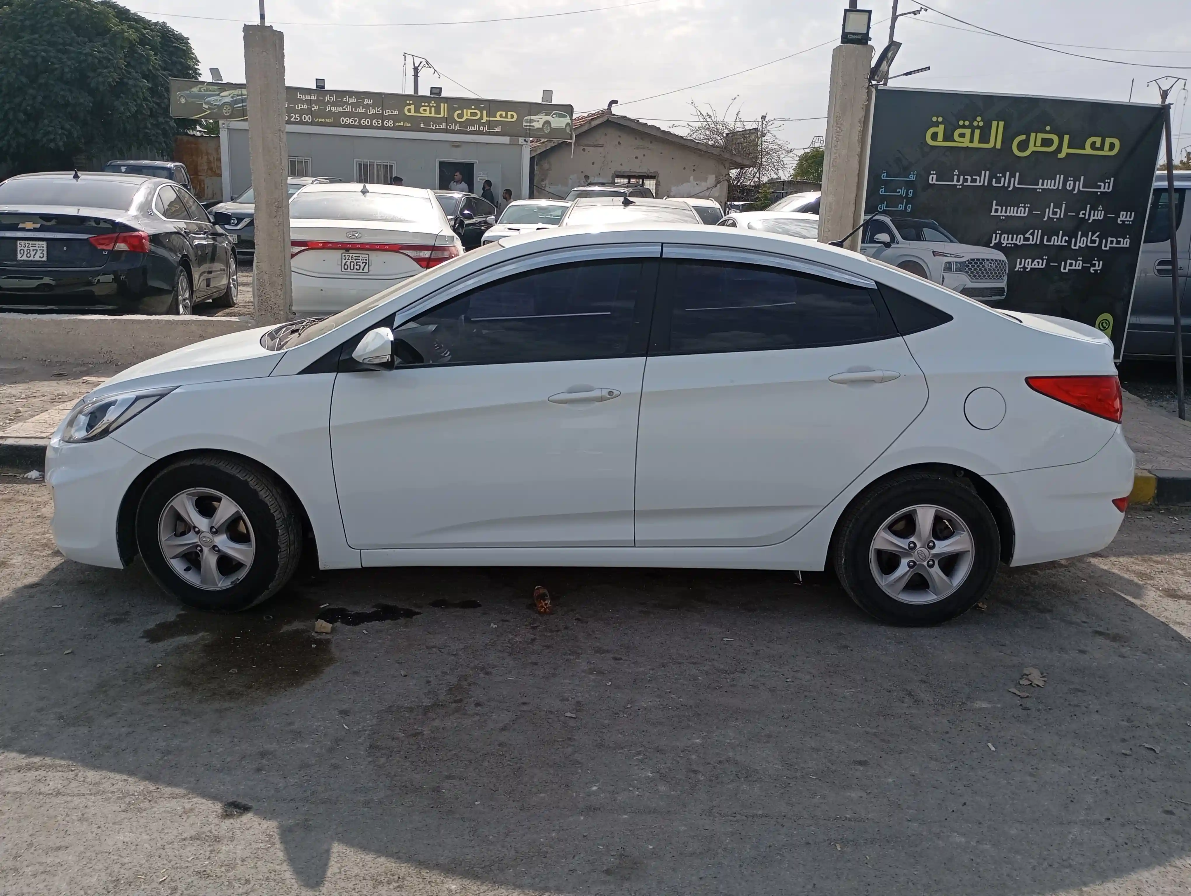 kilometrage car sale hyundai accent standard sedan used 2013 aleppo xz image