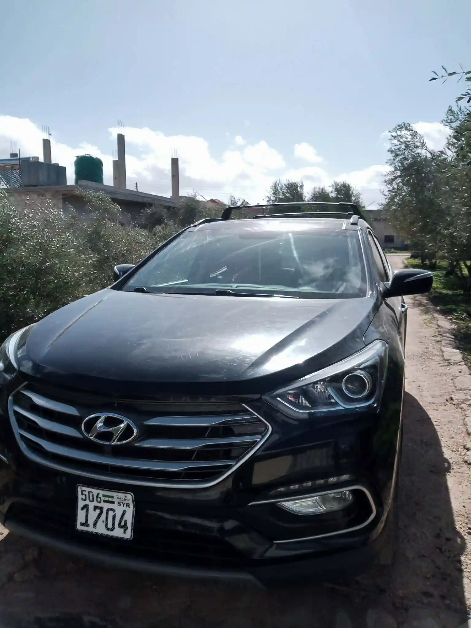 kilometrage car sale hyundai santa fe evgt suv used 2018 aleppo vj image