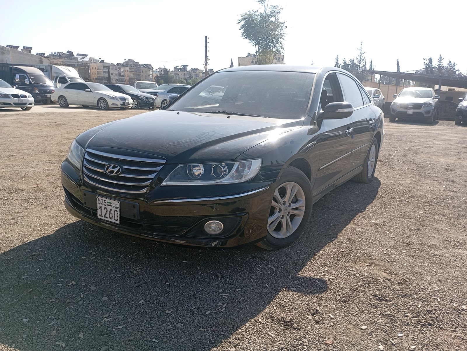 kilometrage car sale hyundai grandeur hg 220 sedan used 2011 aleppo kq card image