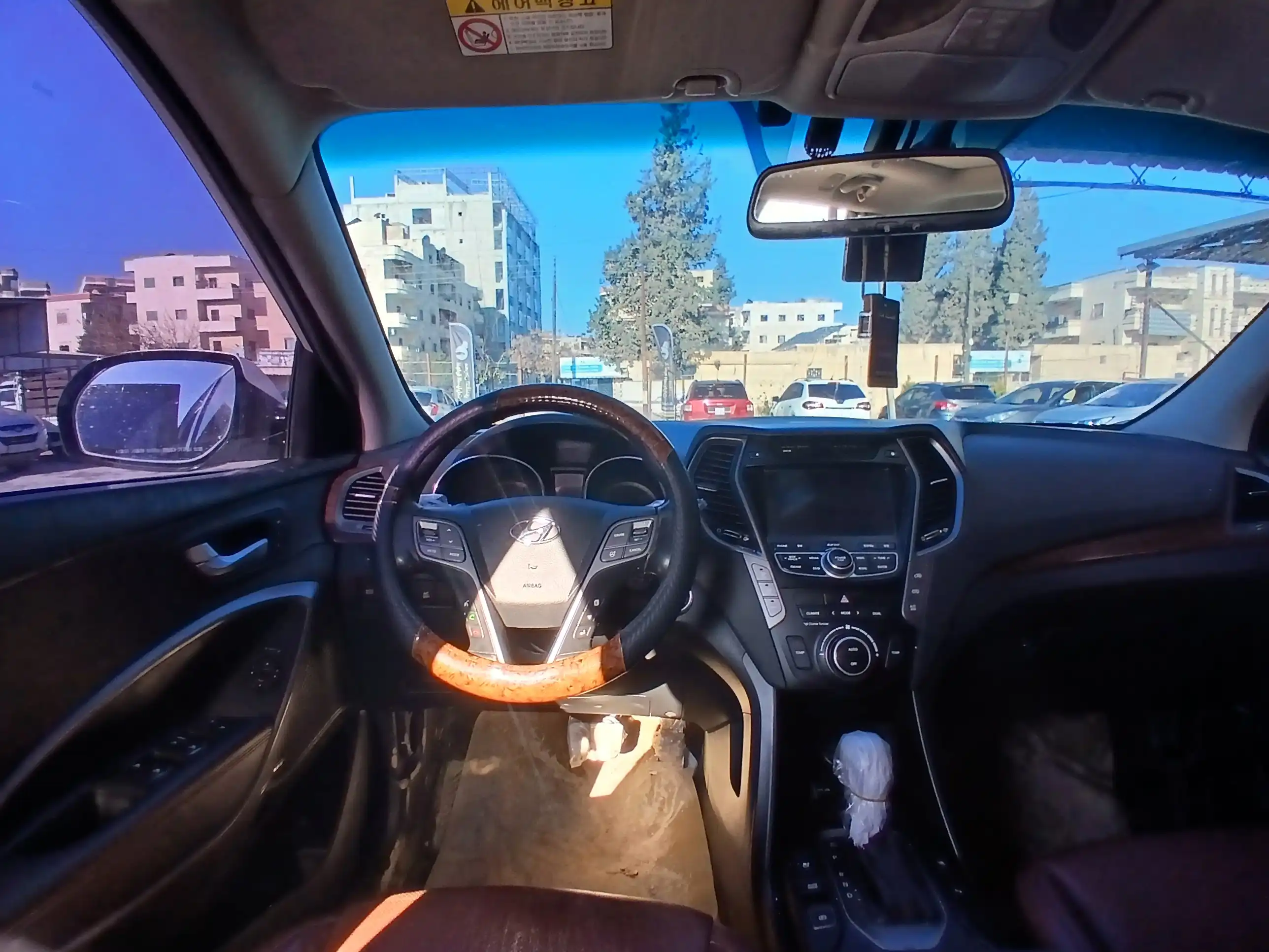 kilometrage car sale hyundai santa fe evgt suv 2015 aleppo ja image