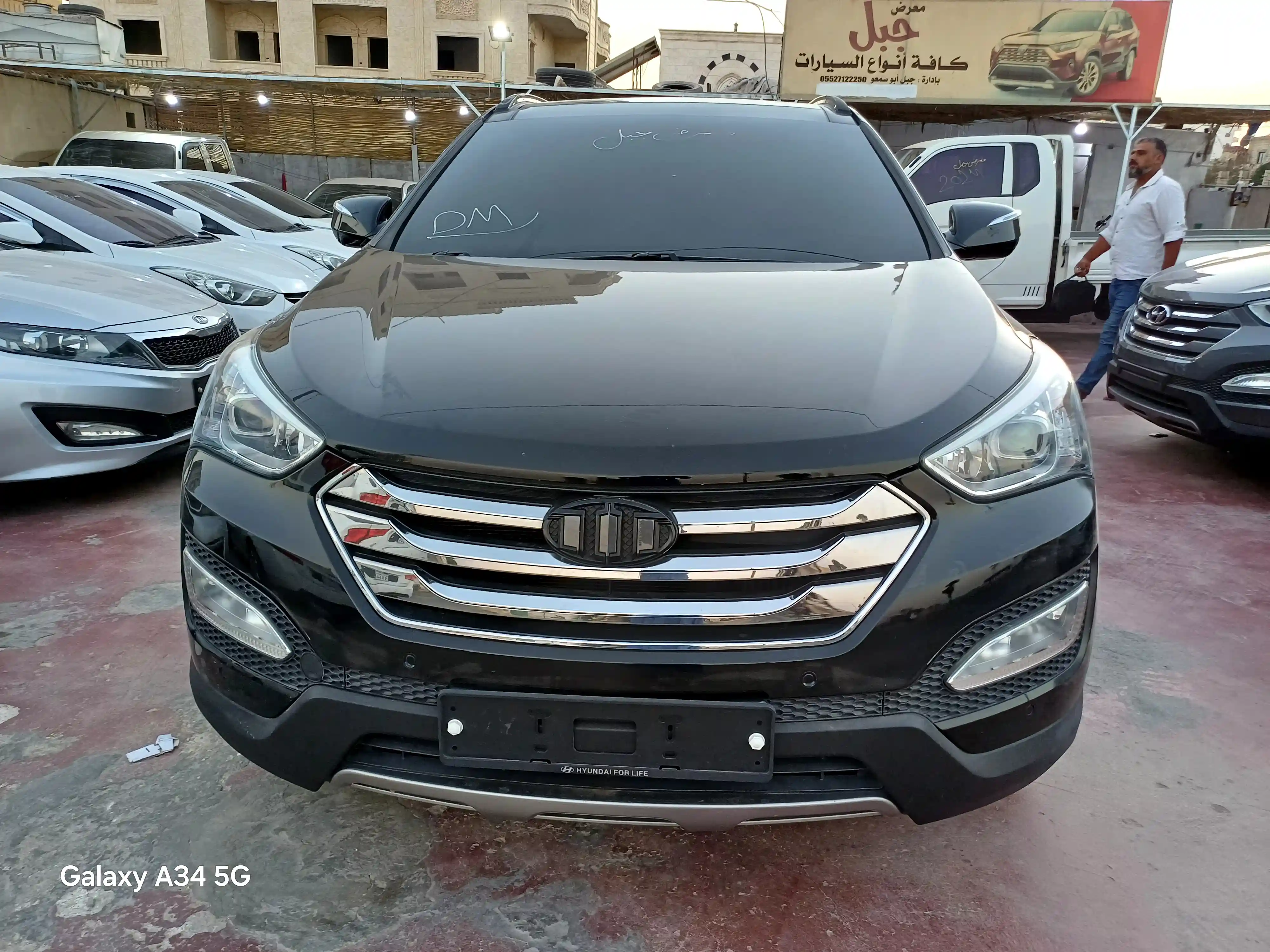 kilometrage car sale hyundai santa fe evgt suv used 2014 aleppo pz image