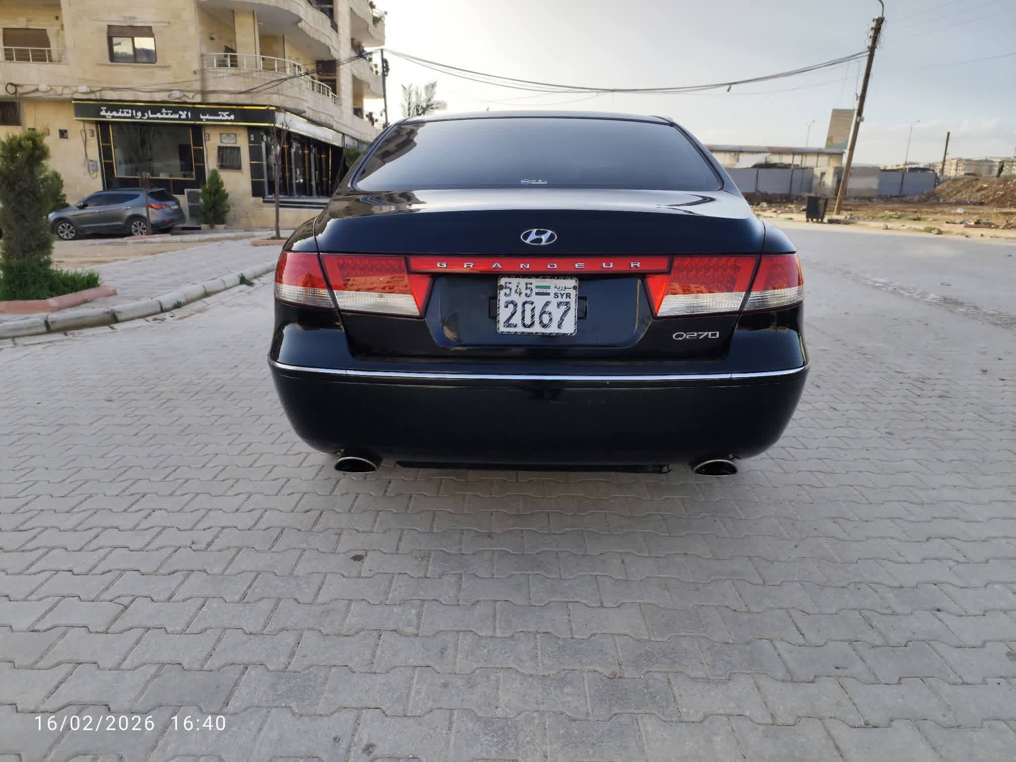 kilometrage car sale hyundai grandeur q270 sedan used 2007 aleppo vy image