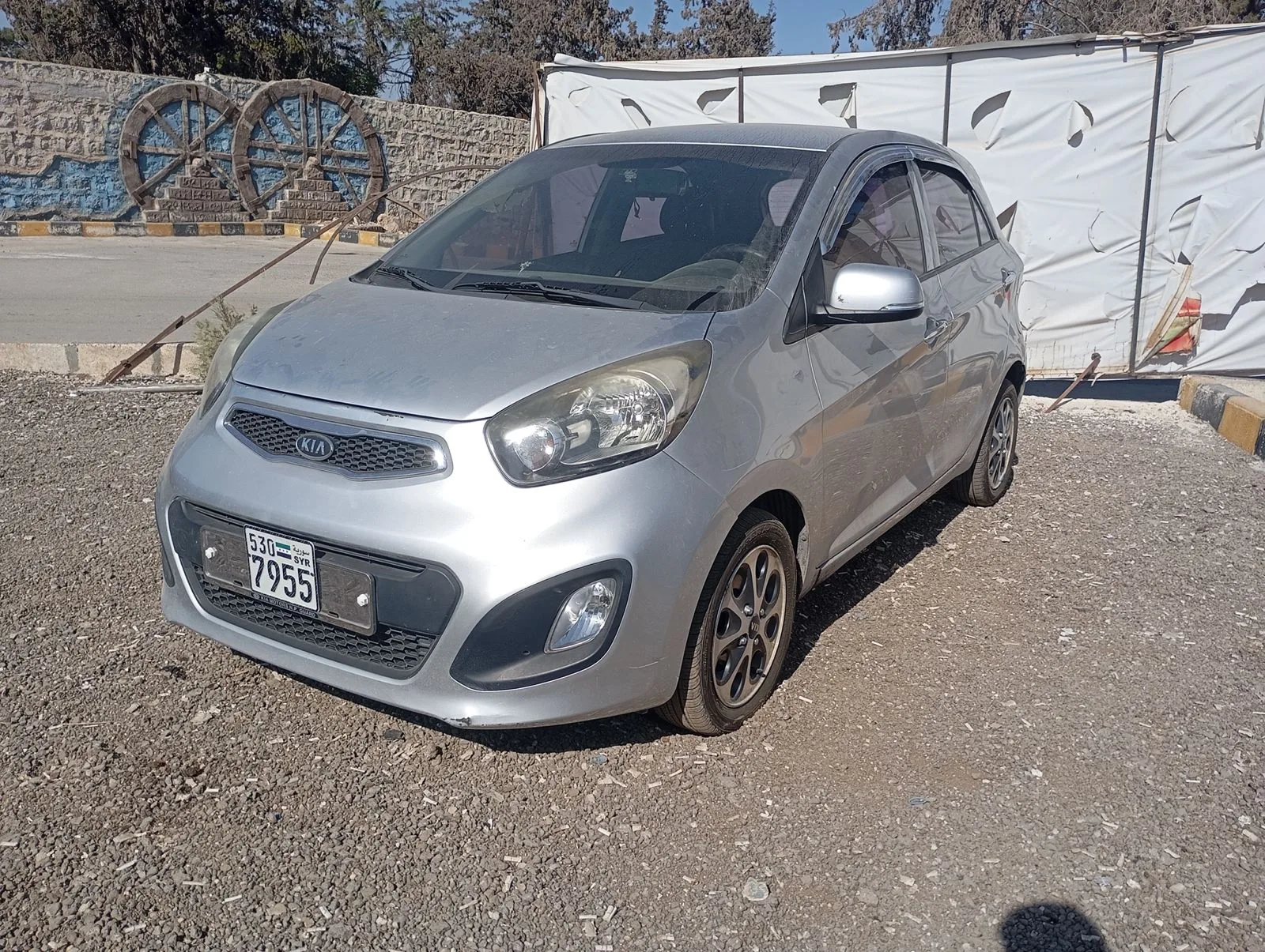 kilometrage car sale kia morning lx hatchback used 2012 aleppo pr card image
