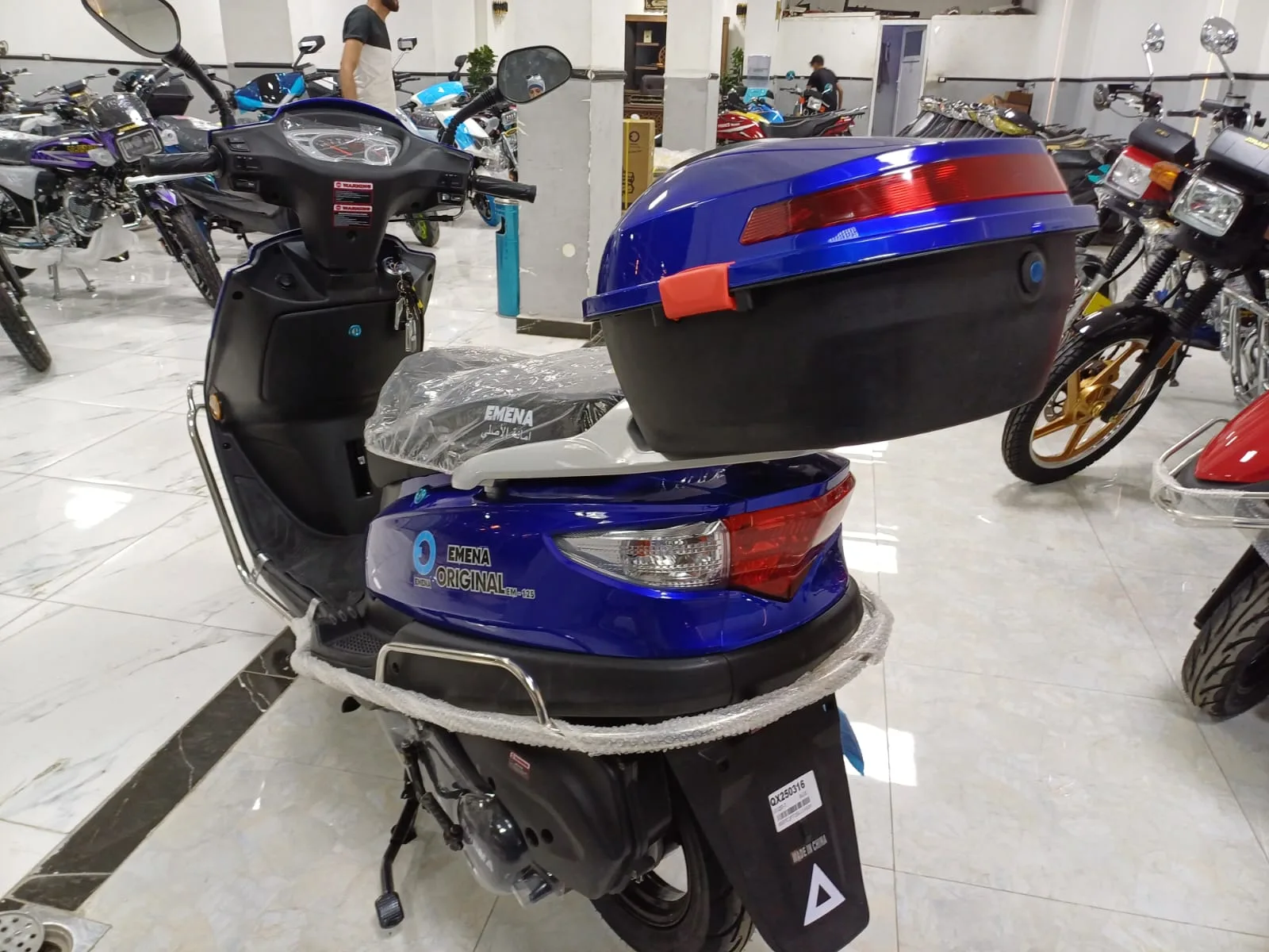 kilometrage motorbike emena original em 125 scooter new 2025 aleppo vz image