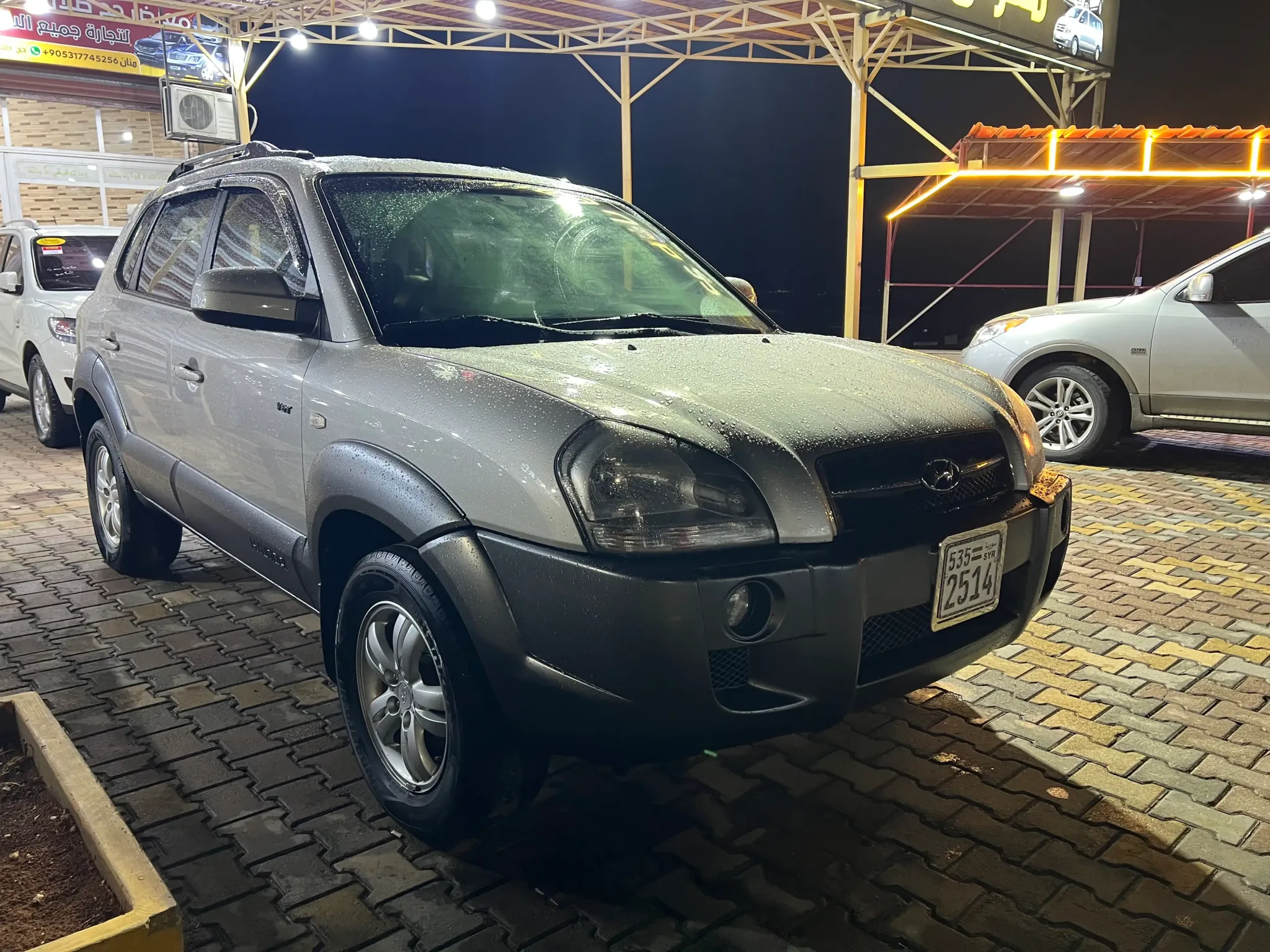 kilometrage car sale hyundai tucson standard suv used 2007 aleppo sy image