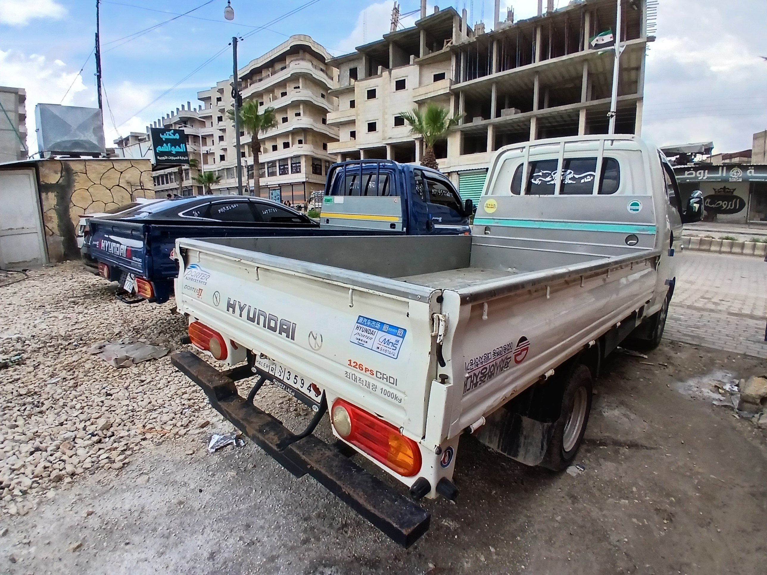 kilometrage car sale hyundai porter ii 2 crdi cargo truck used 2009 aleppo sp image