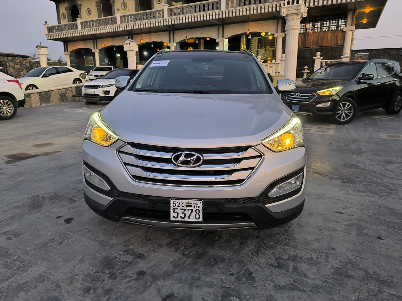 kilometrage car sale hyundai santa fe evgt suv new 2013 aleppo bu image