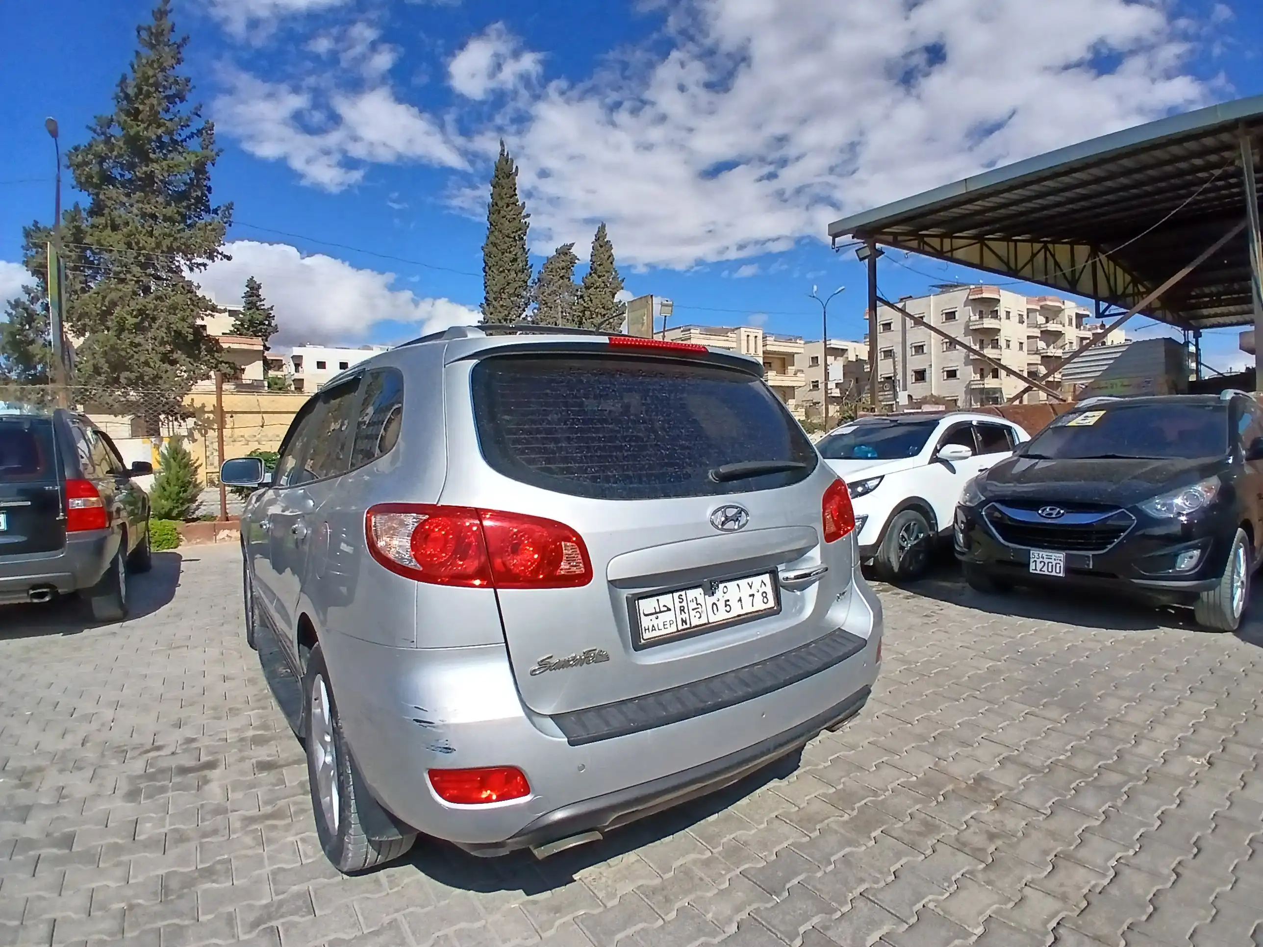 kilometrage car sale hyundai santa fe slx suv used 2008 aleppo iz image
