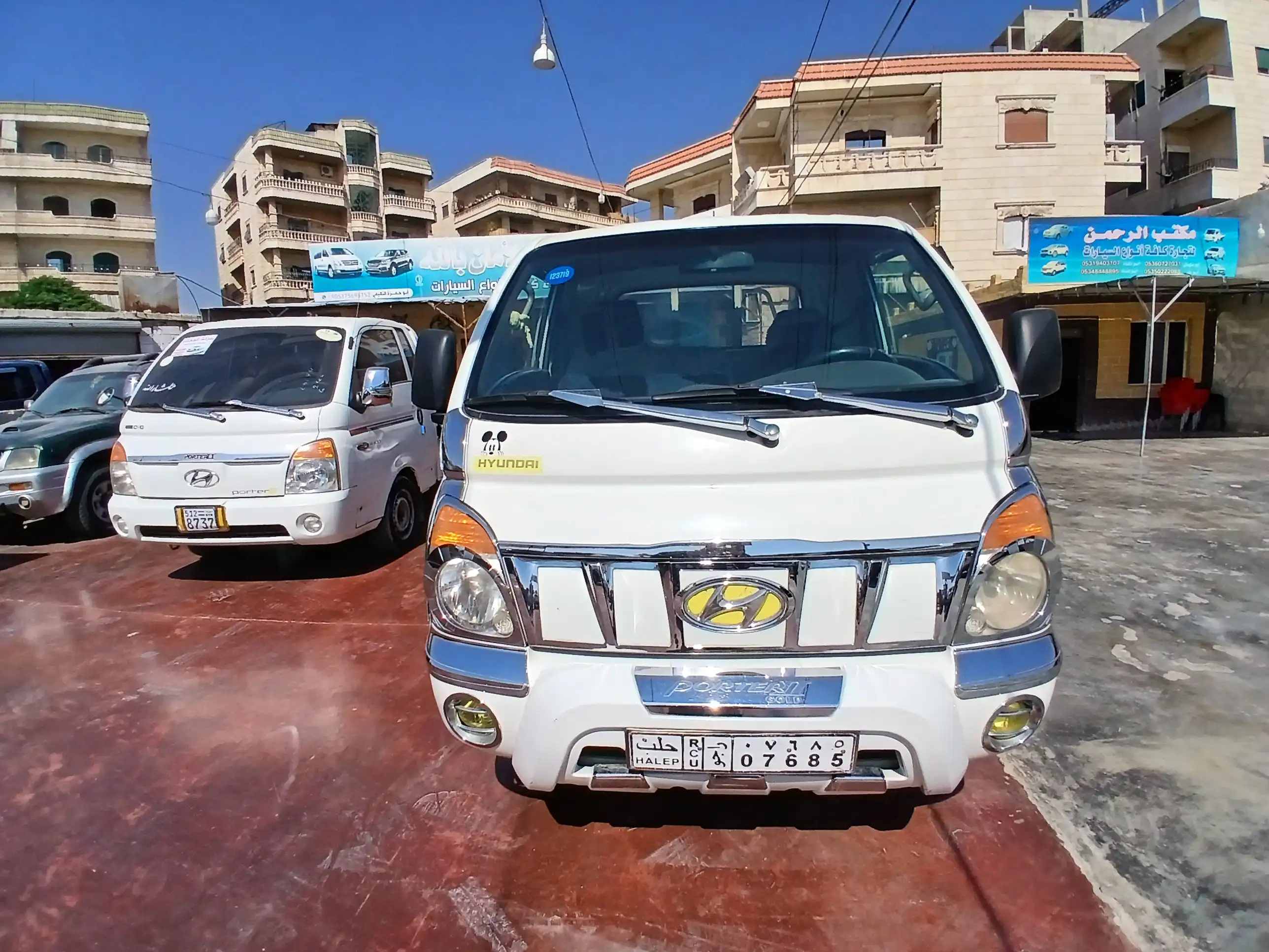 kilometrage car sale hyundai porter 2 crdi cargo truck used 2006 aleppo ox image