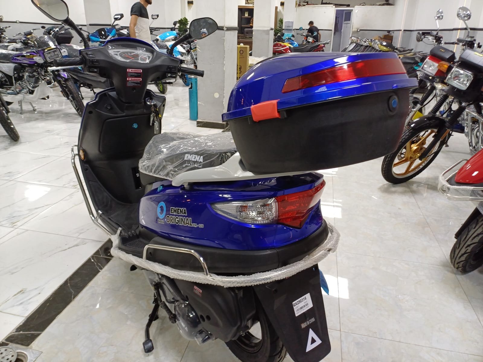 kilometrage motorbike emena original em 125 scooter new 2025 aleppo vz image