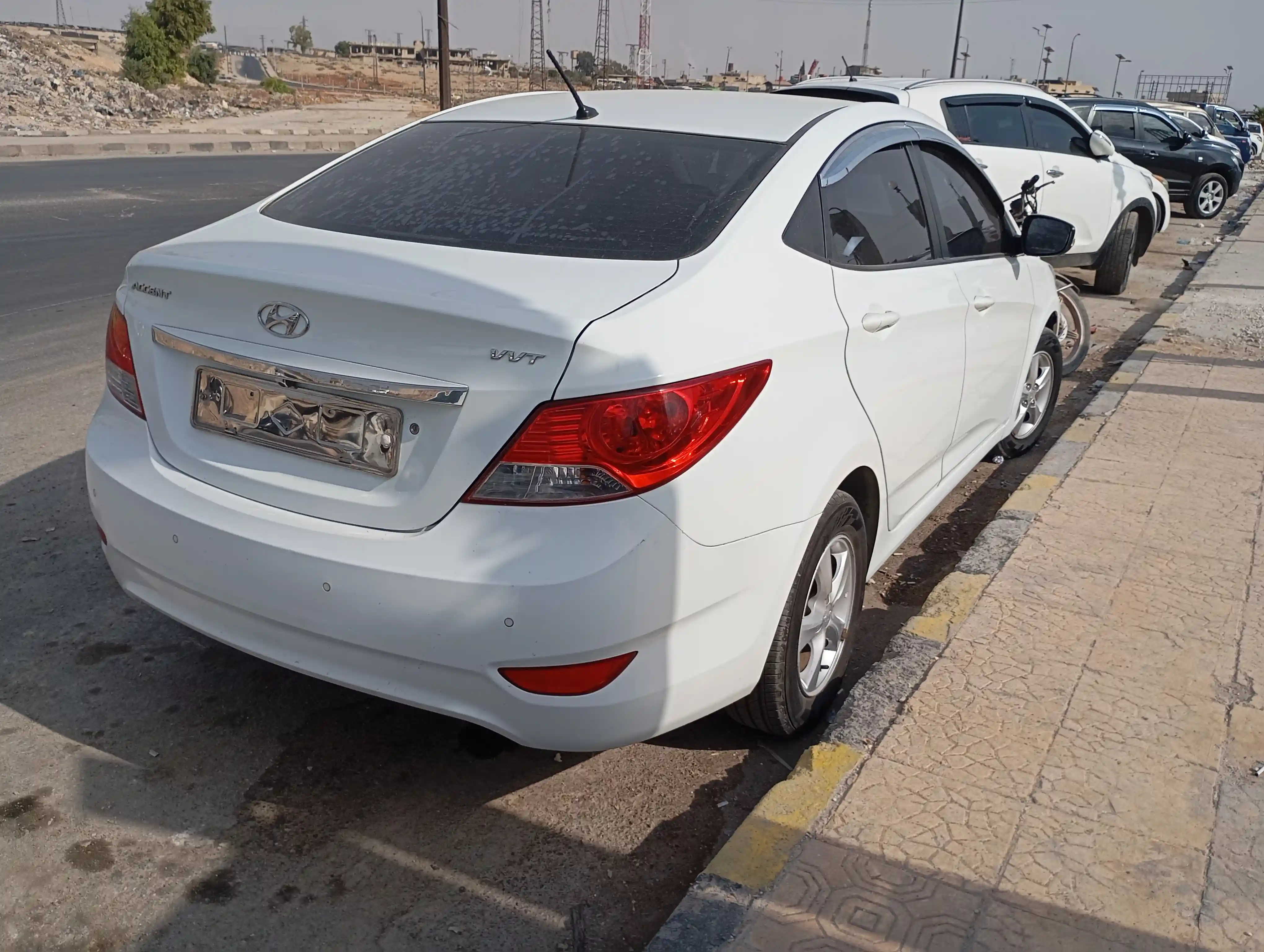 kilometrage car sale hyundai accent standard sedan used 2013 aleppo xz image