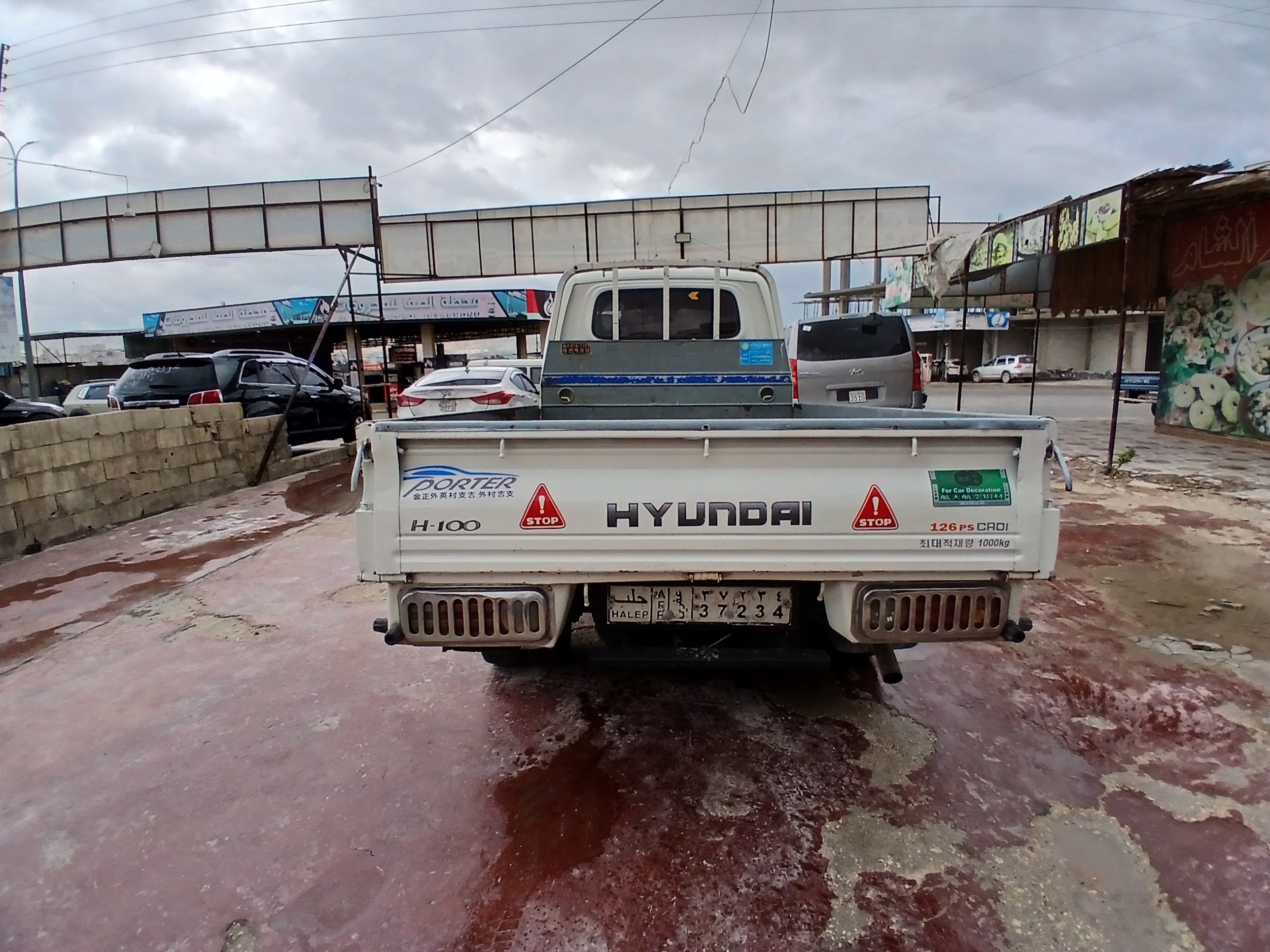 kilometrage car sale hyundai porter ii 2 crdi cargo truck used 2009 aleppo rz image