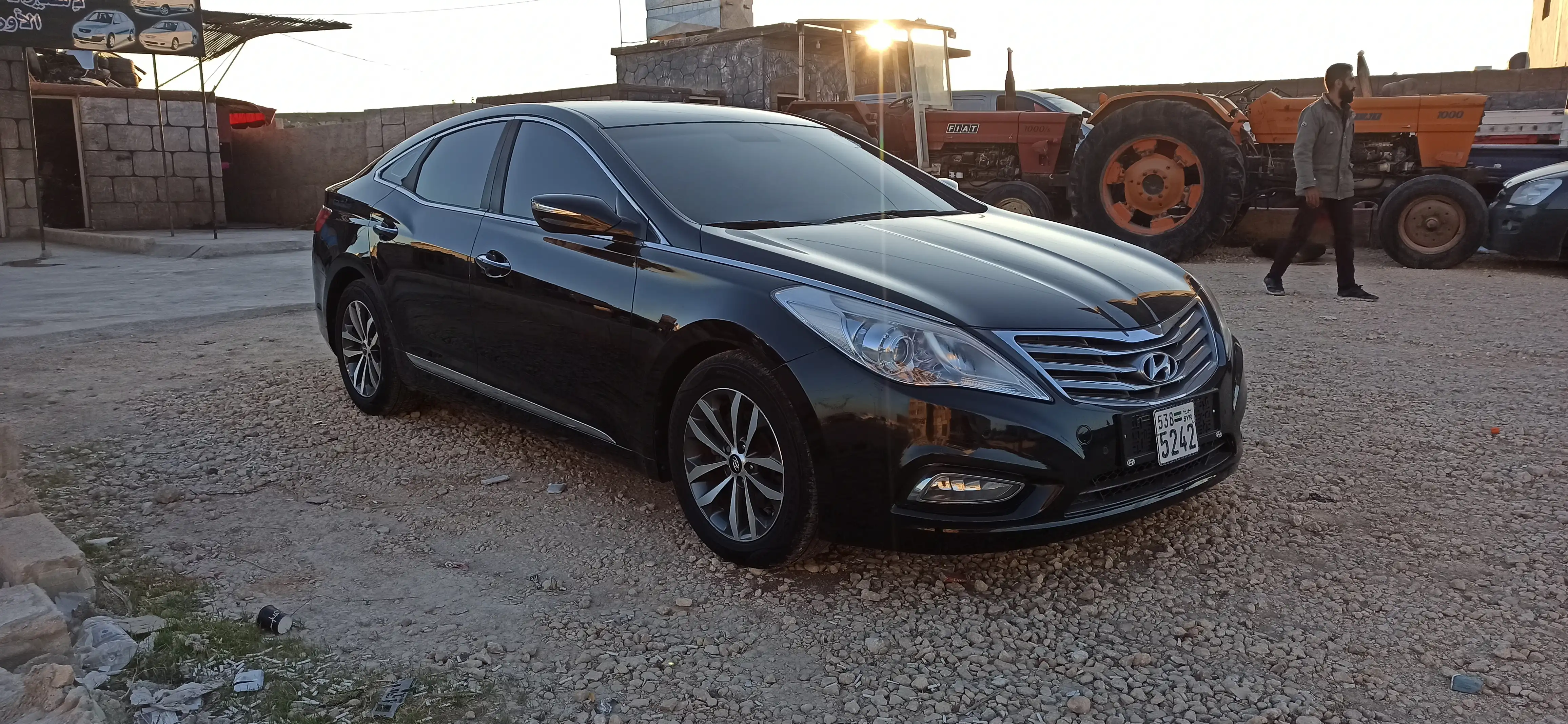 kilometrage car sale hyundai grandeur hg 240 sedan used 2012 aleppo uf image