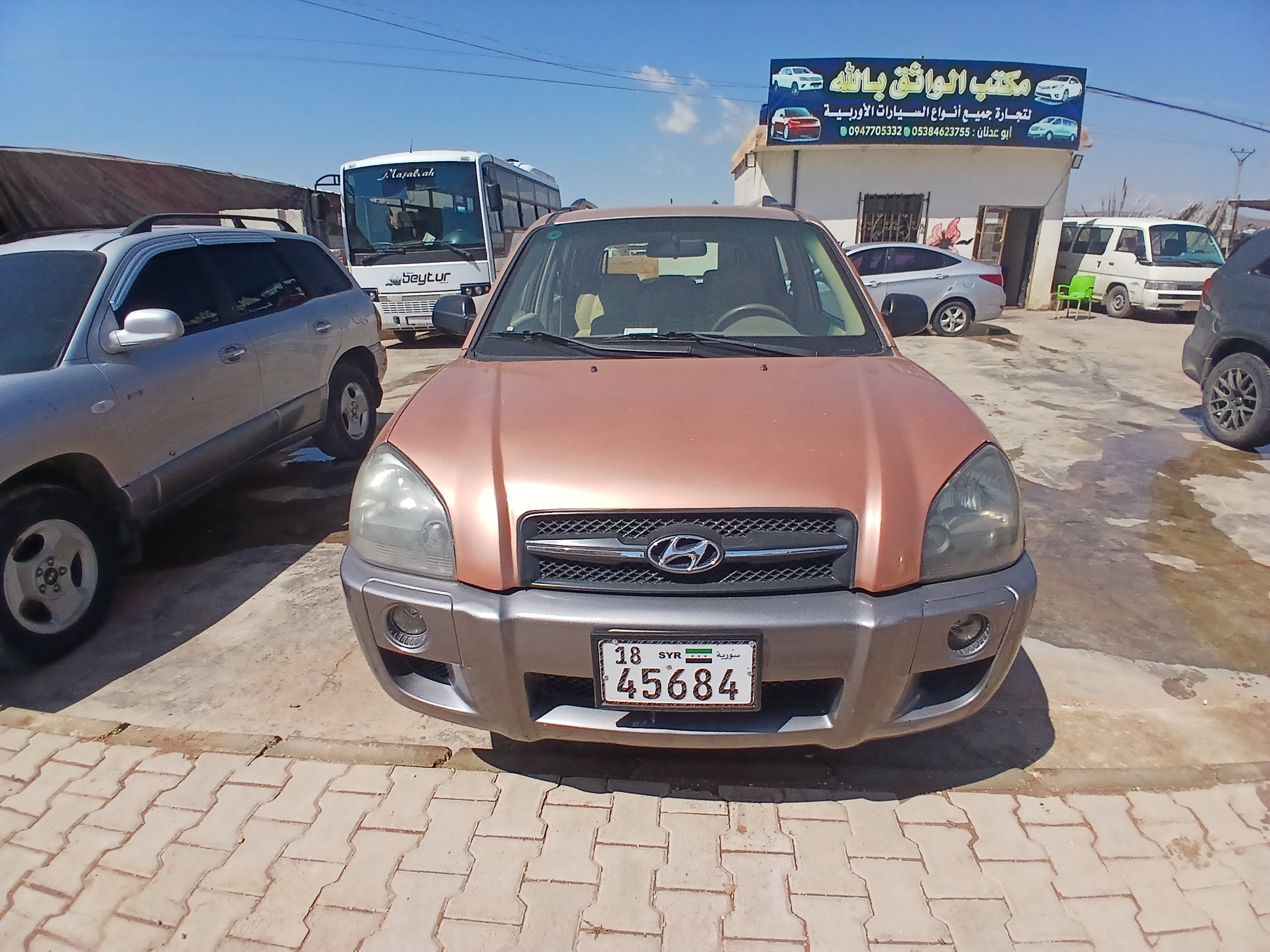 kilometrage car sale hyundai tucson standard suv used 2005 aleppo cd image