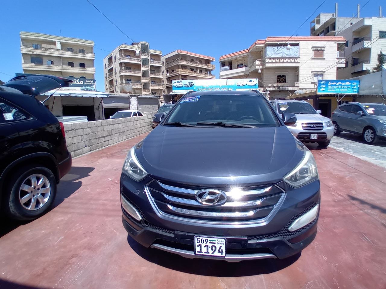 kilometrage car sale hyundai santa fe evgt suv used 2013 aleppo ah image