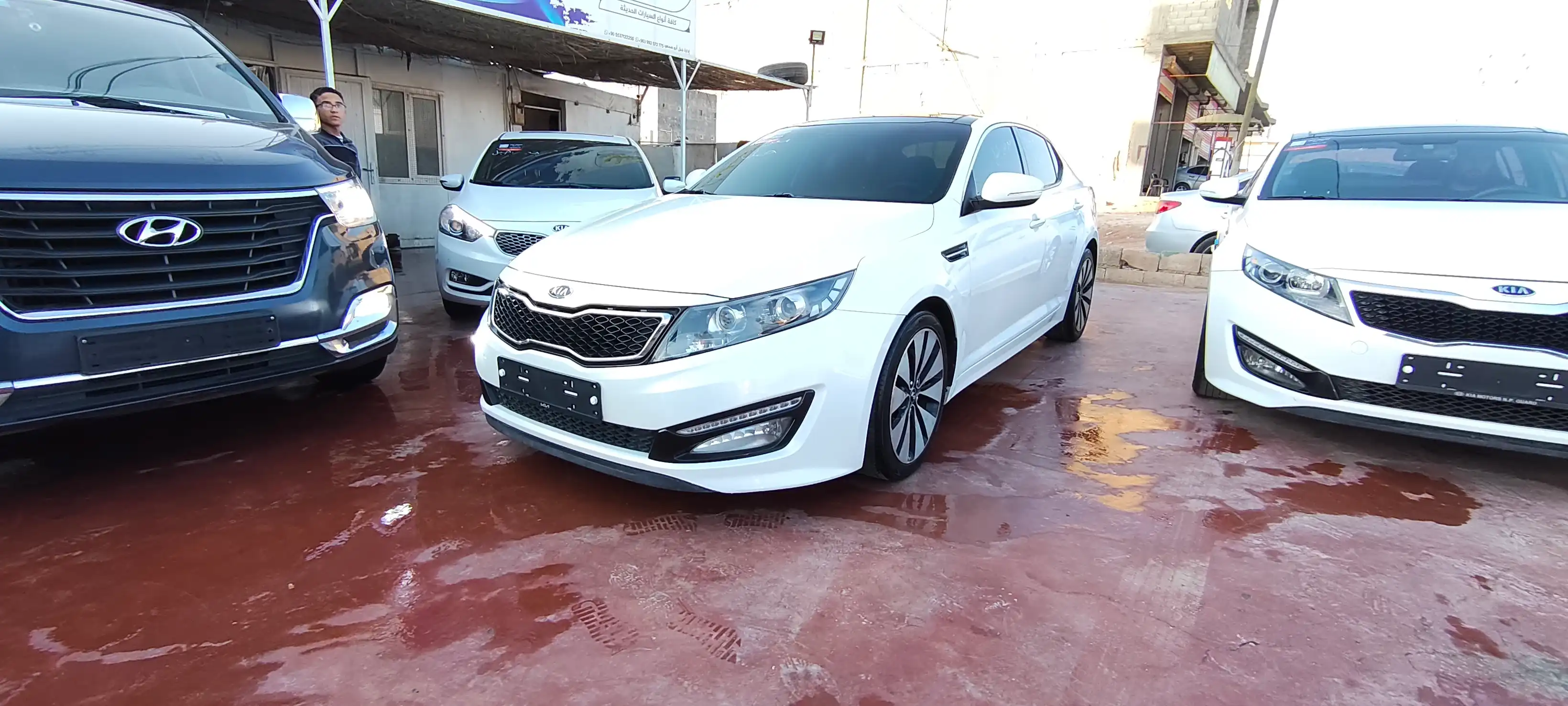 kilometrage car sale kia k5 standard sedan used 2011 aleppo qv image