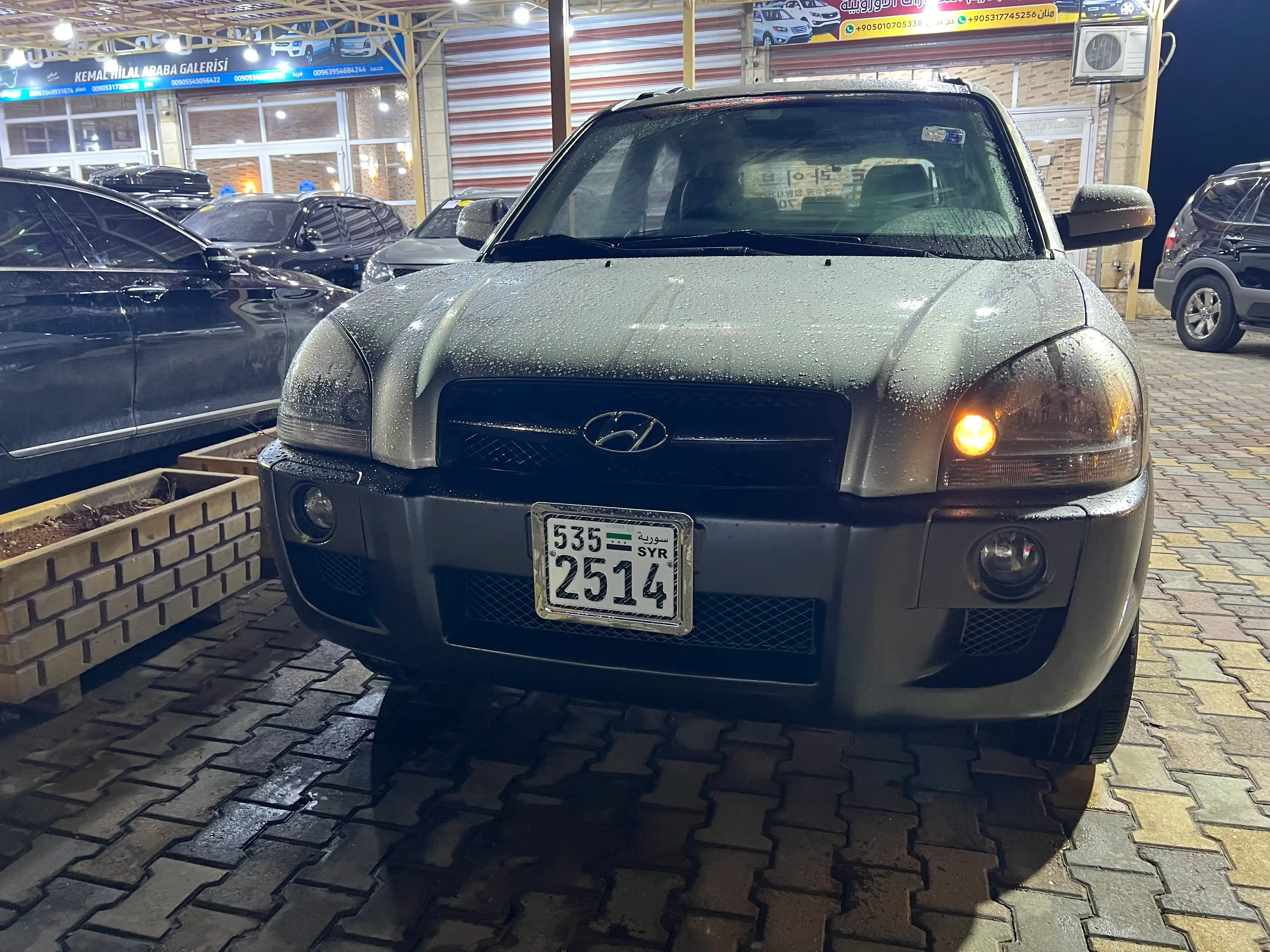 kilometrage car sale hyundai tucson standard suv used 2007 aleppo sy image
