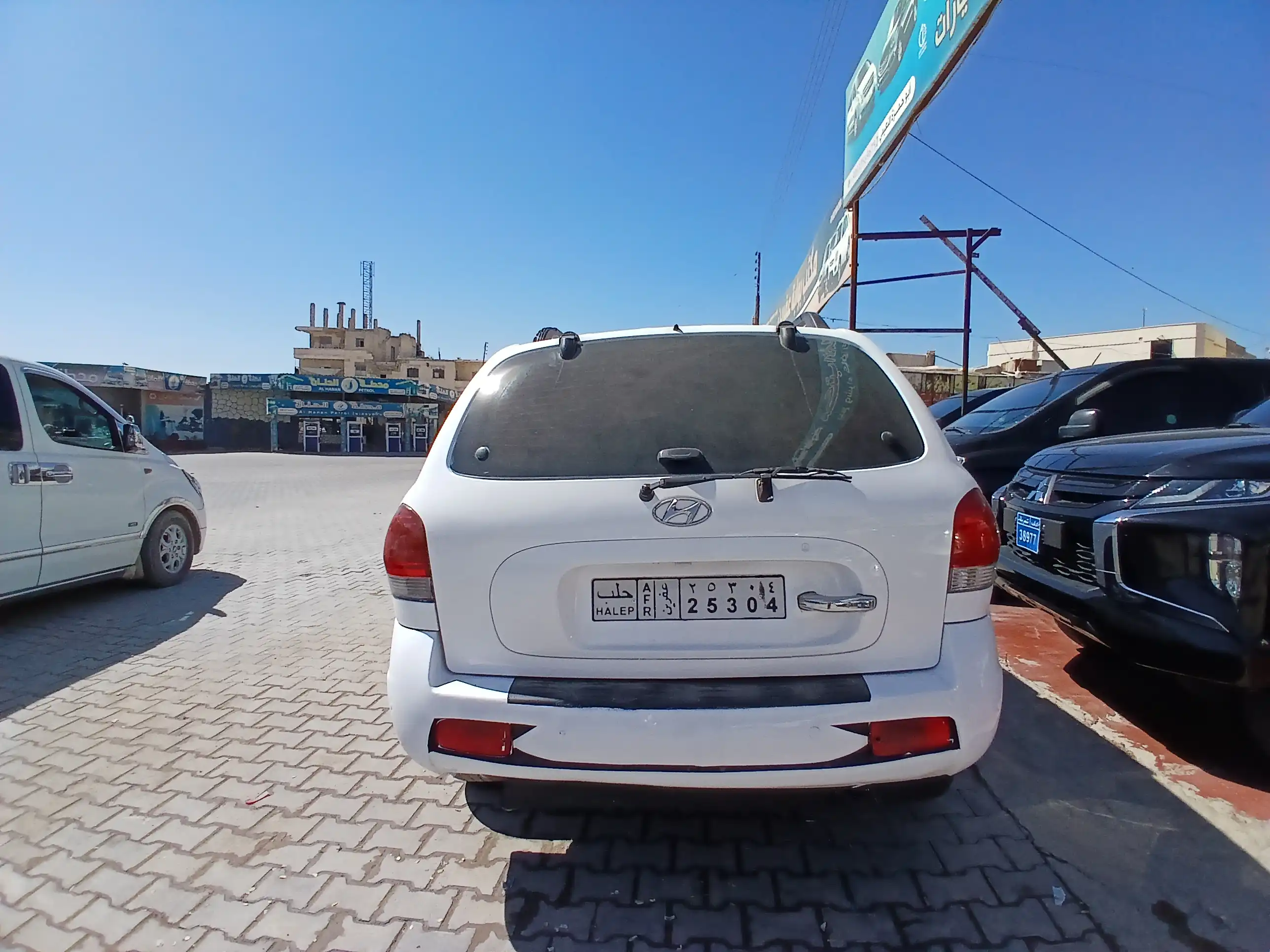 kilometrage car sale hyundai santa fe gold suv cut 2005 aleppo po image