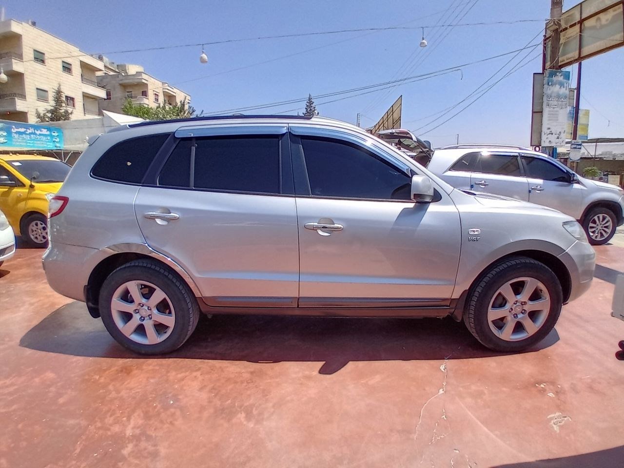 kilometrage car sale hyundai santa fe clx suv used 2007 aleppo bg image