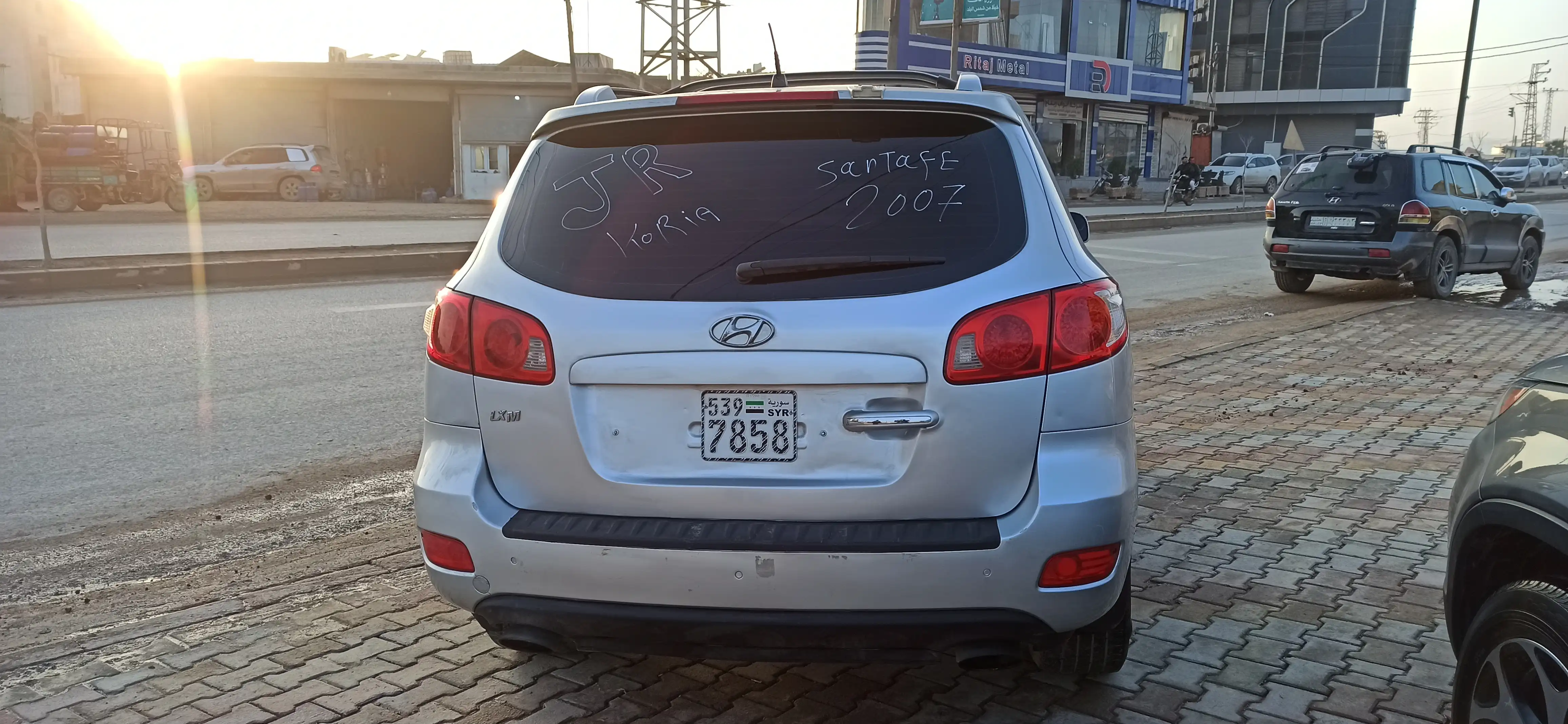 kilometrage car sale hyundai santa fe mlx suv used 2007 aleppo jb image