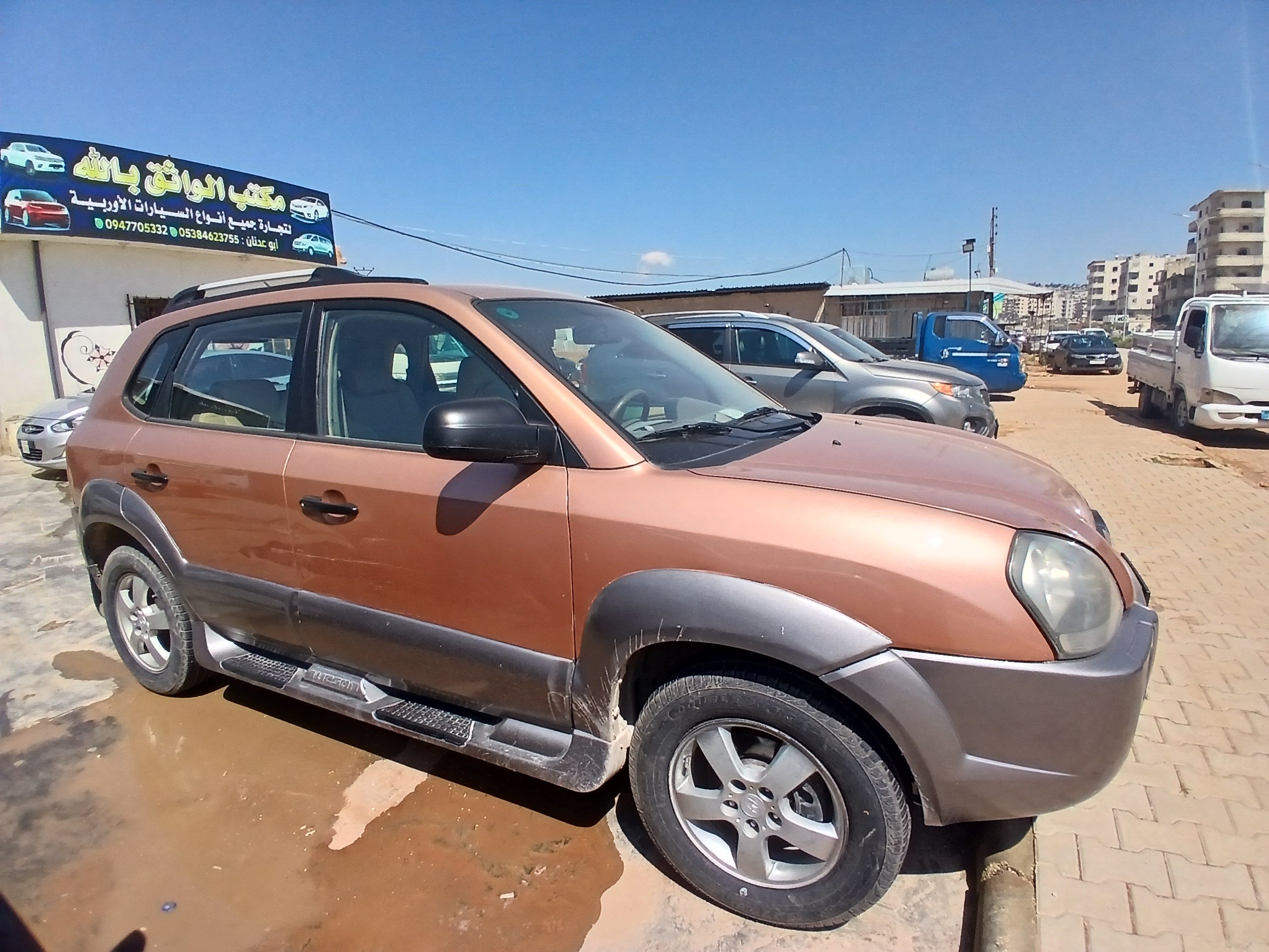 kilometrage car sale hyundai tucson standard suv used 2005 aleppo cd image