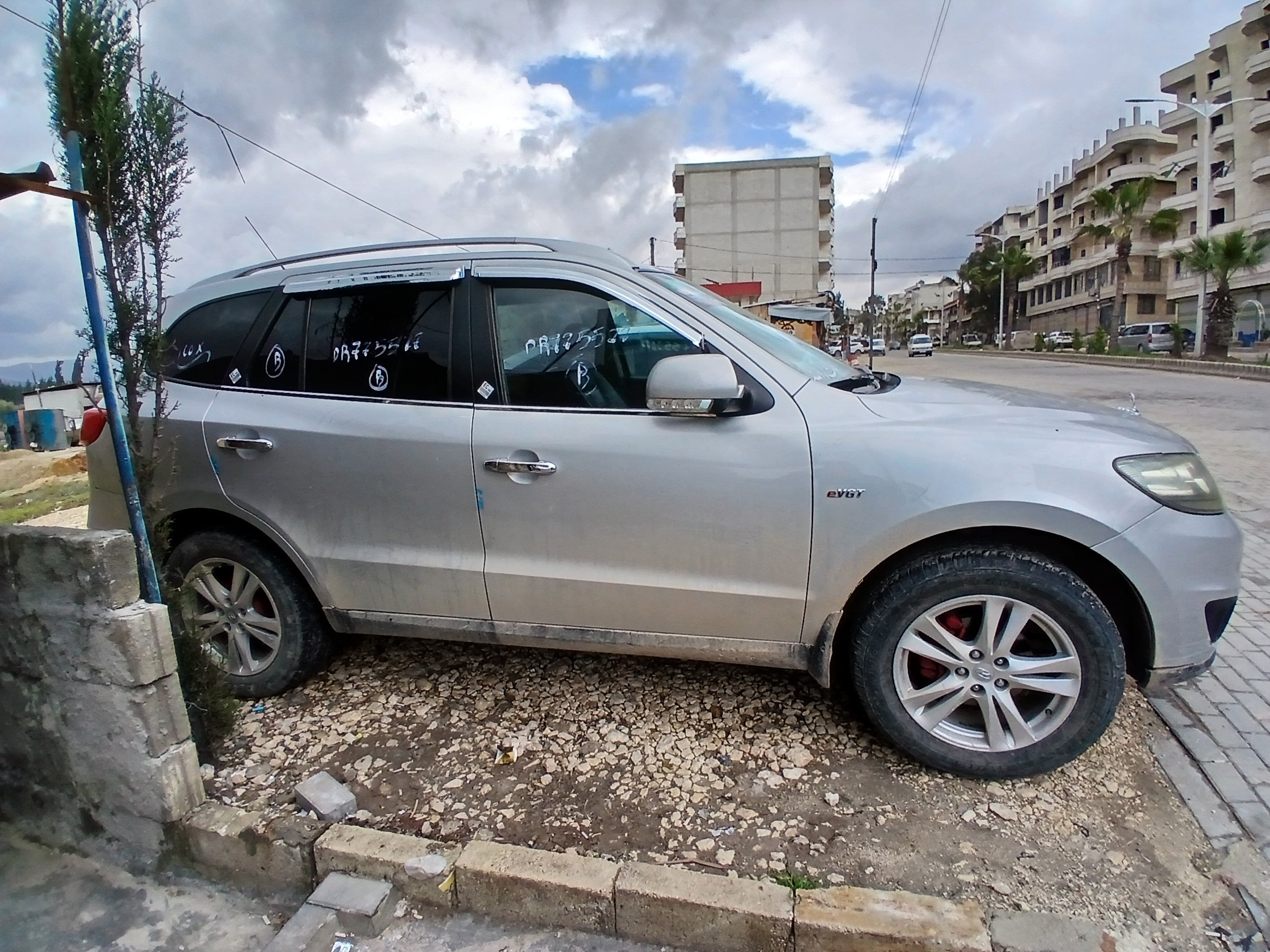 kilometrage car sale hyundai santa fe clx suv used 2010 aleppo fj image