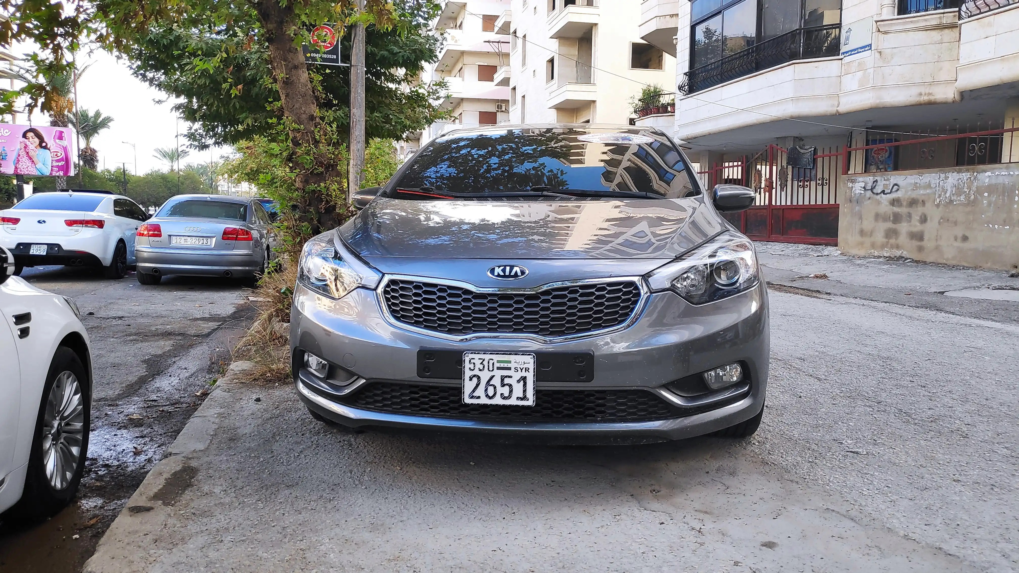 kilometrage car sale kia k3 standard sedan used 2014 tartus qr image