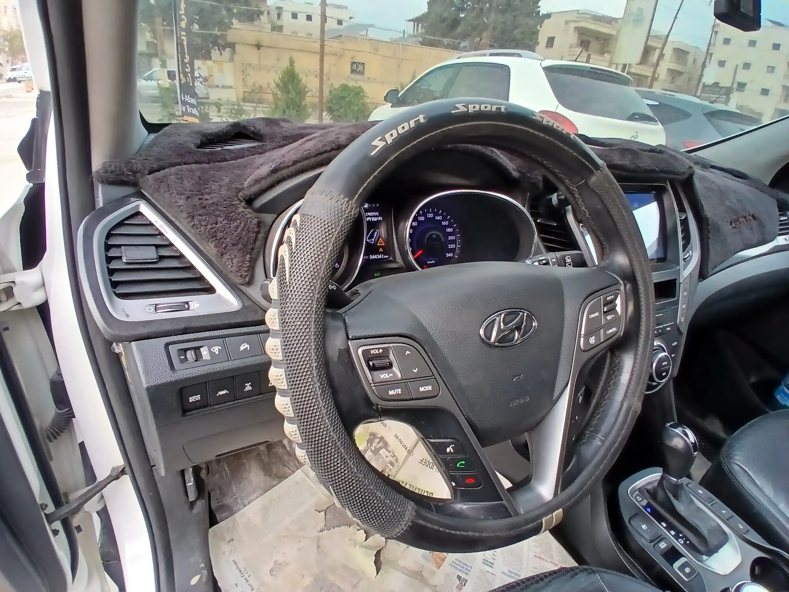 kilometrage car sale hyundai santa fe evgt suv used 2012 aleppo kd image