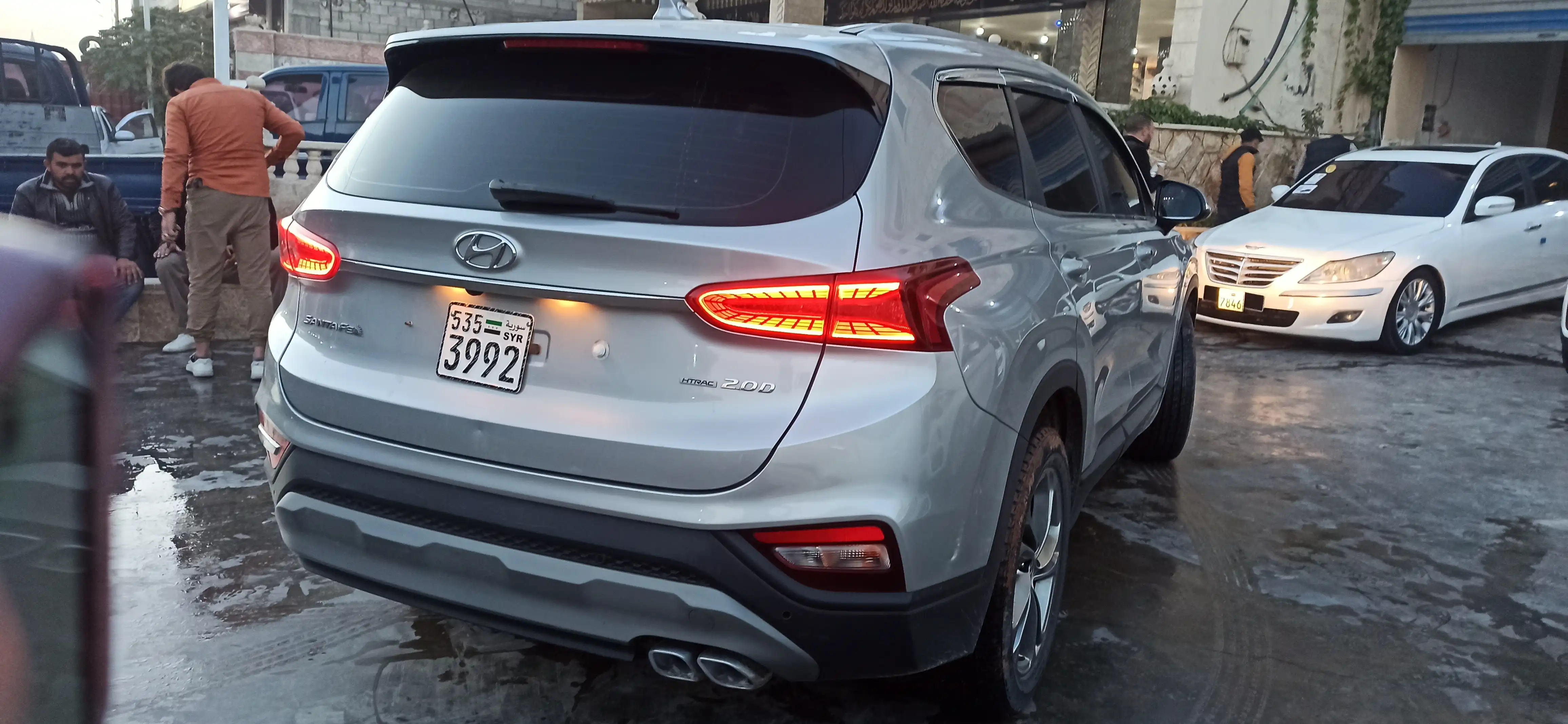 kilometrage car sale hyundai santa fe evgt suv used 2020 aleppo nd image