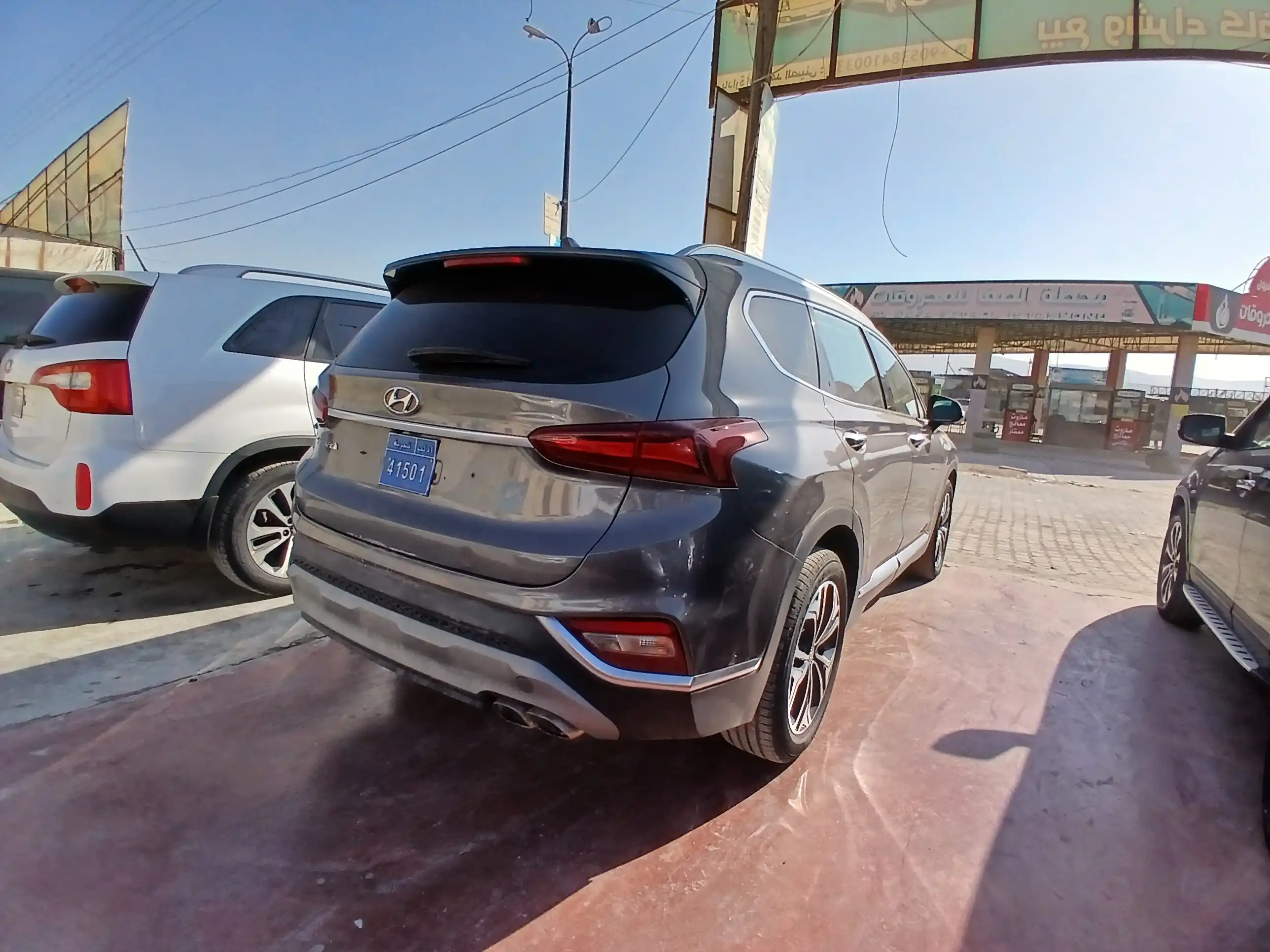 kilometrage car sale hyundai santa fe tm suv used 2020 aleppo po image