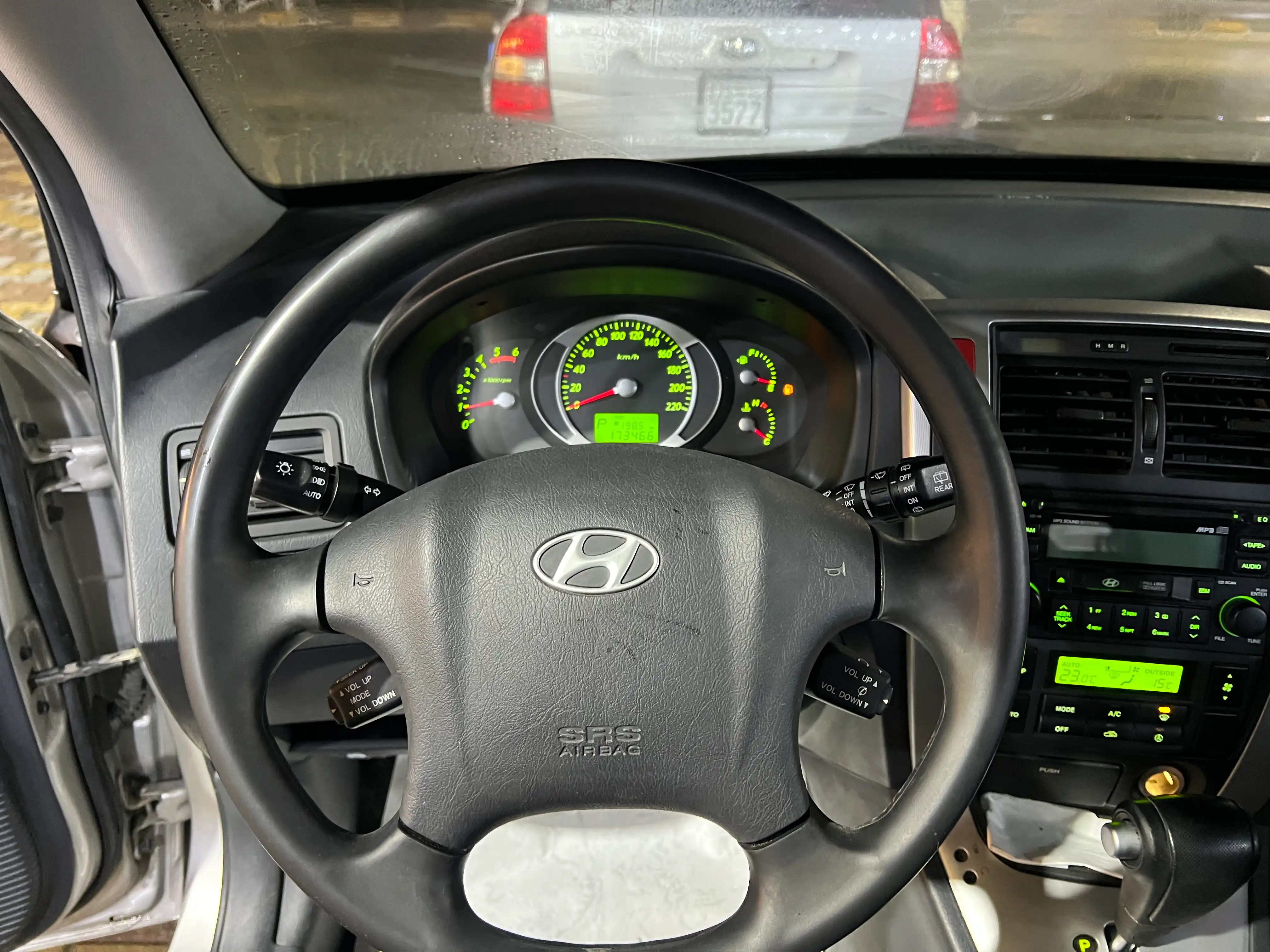 kilometrage car sale hyundai tucson standard suv used 2007 aleppo sy image