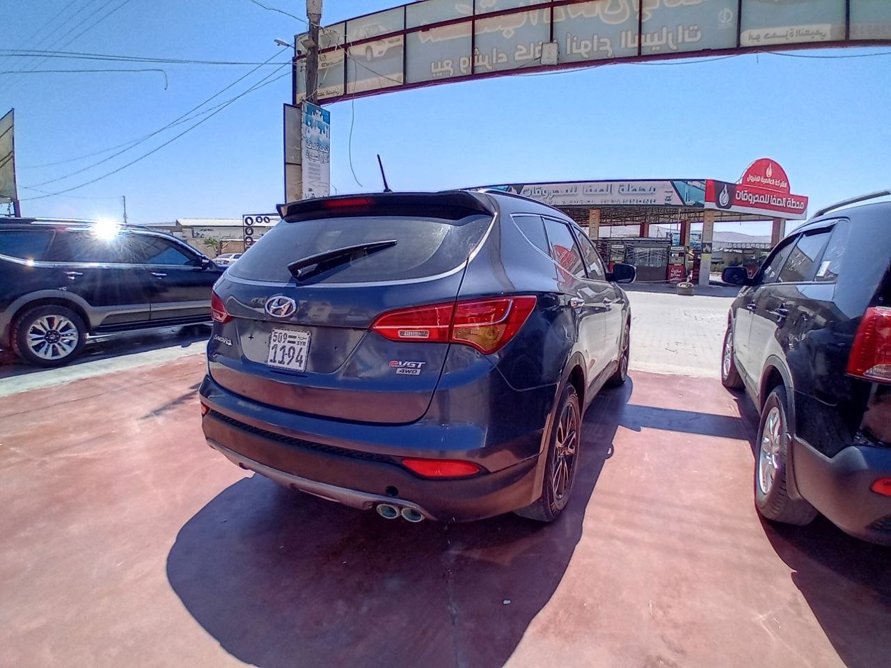kilometrage car sale hyundai santa fe evgt suv used 2013 aleppo ah image