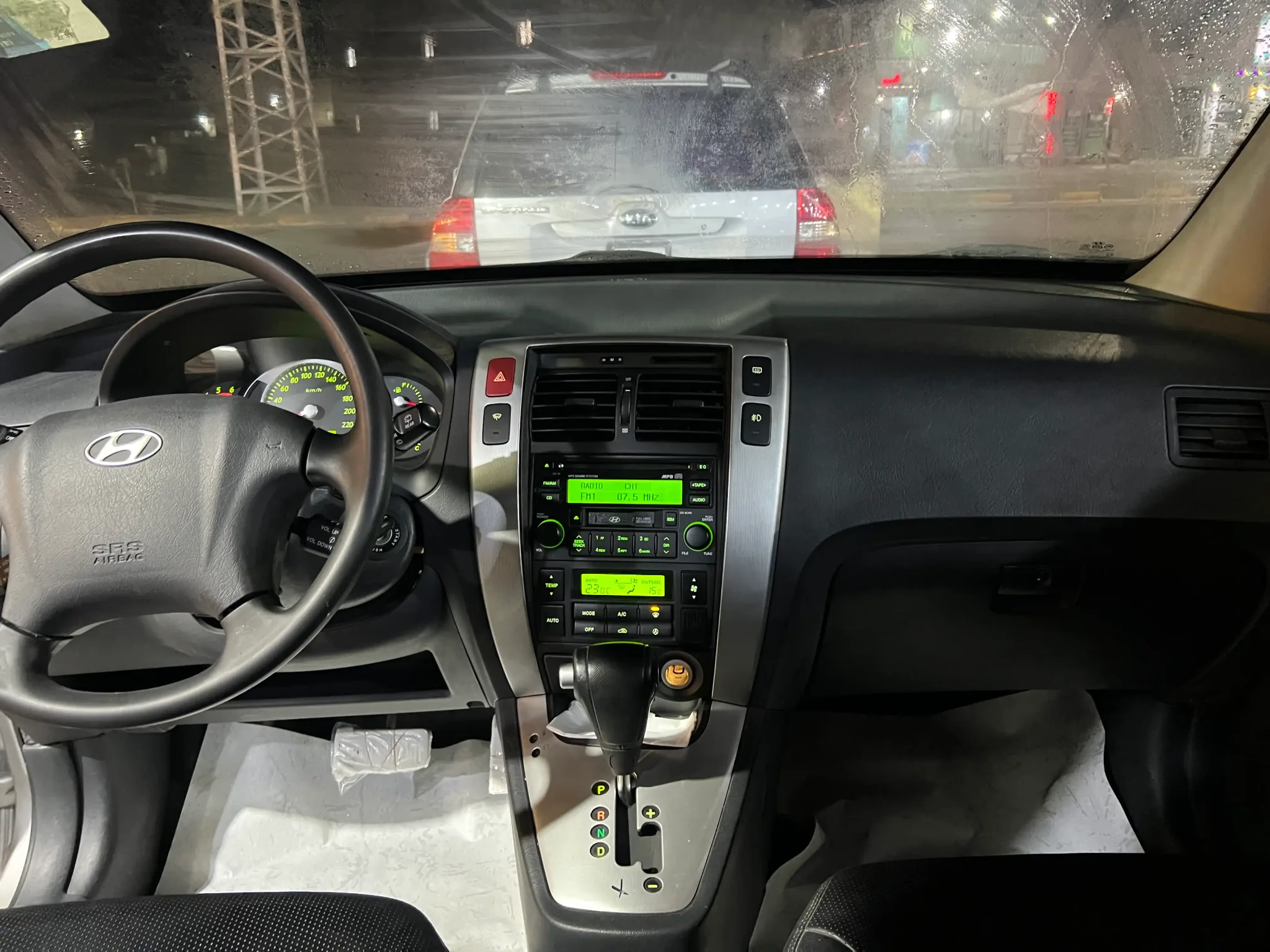 kilometrage car sale hyundai tucson standard suv used 2007 aleppo sy image