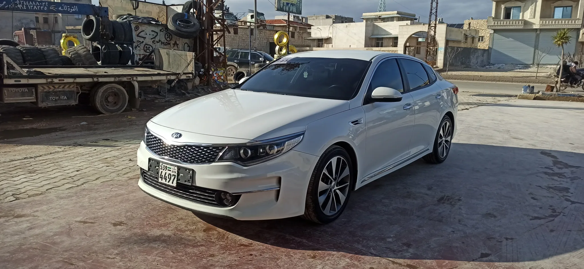 kilometrage car sale kia k5 standard sedan used 2017 aleppo td image