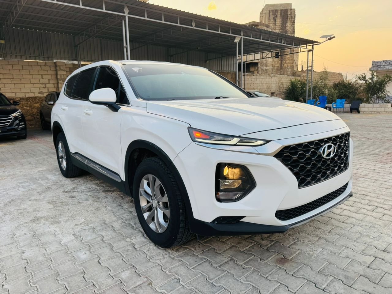 kilometrage car sale hyundai santa fe evgt suv used 2019 aleppo pv image