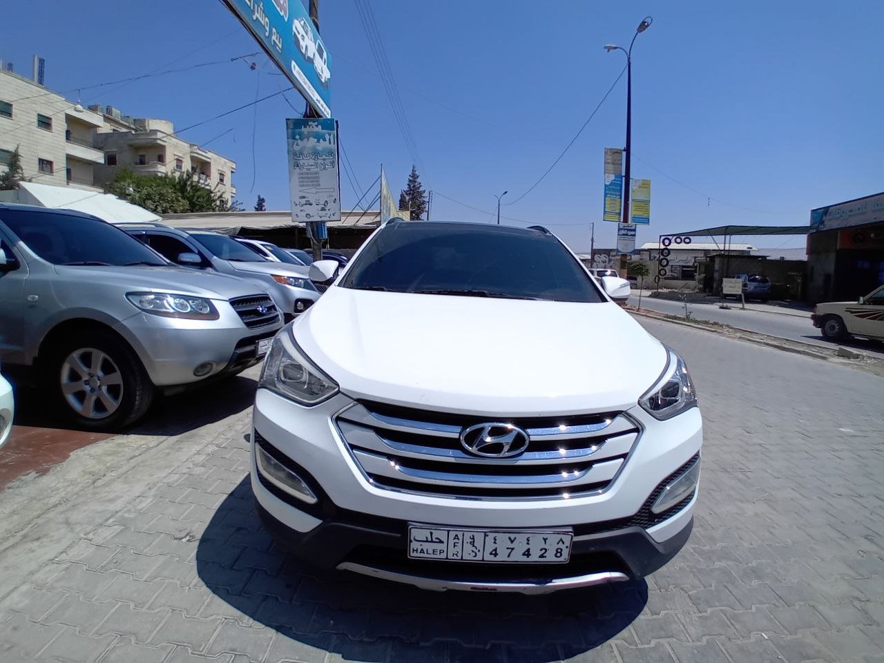 kilometrage car sale hyundai santa fe evgt suv used 2012 aleppo yf image