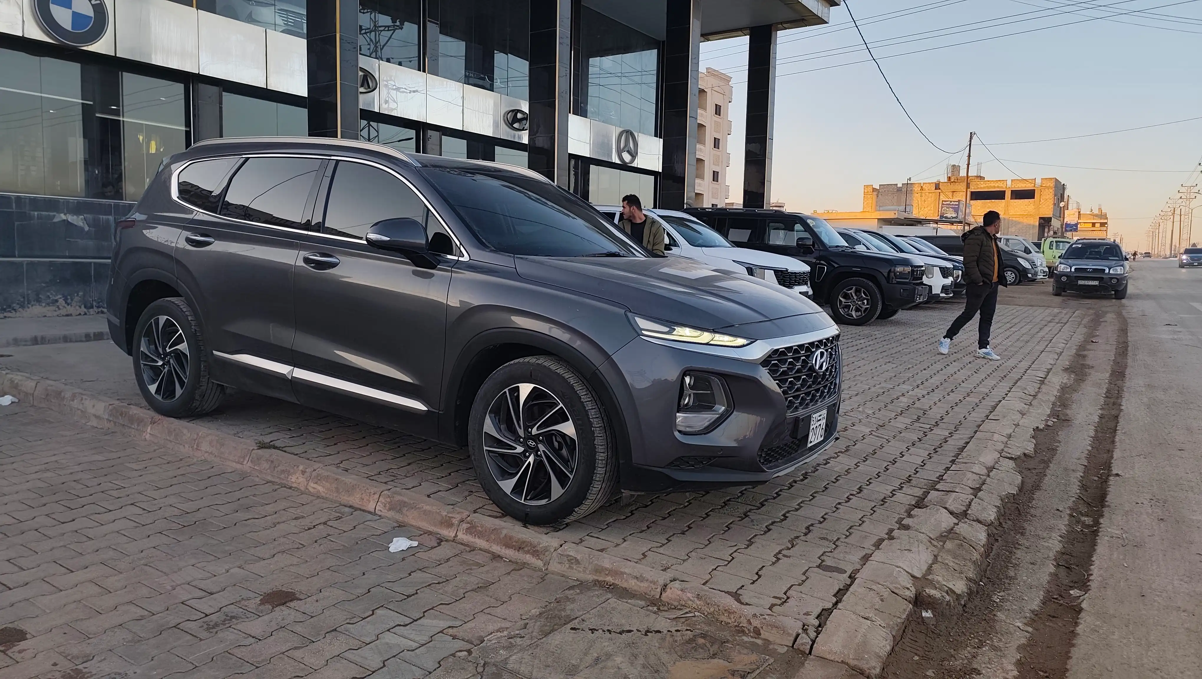kilometrage car sale hyundai santa fe 2 2 d suv used 2019 aleppo hu image