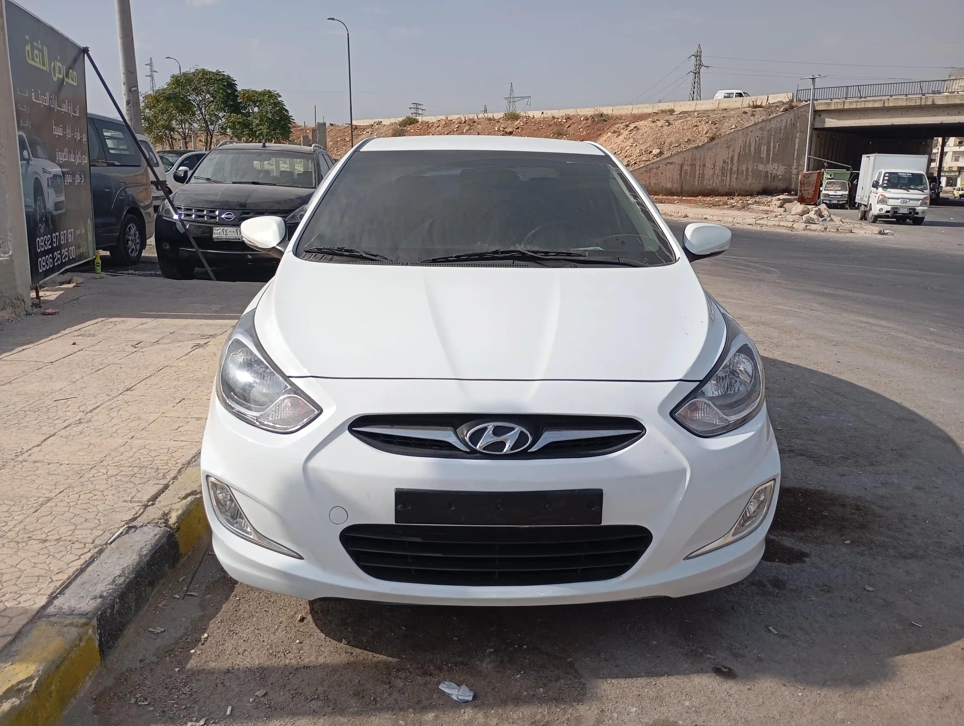 kilometrage car sale hyundai accent standard sedan used 2013 aleppo xz image