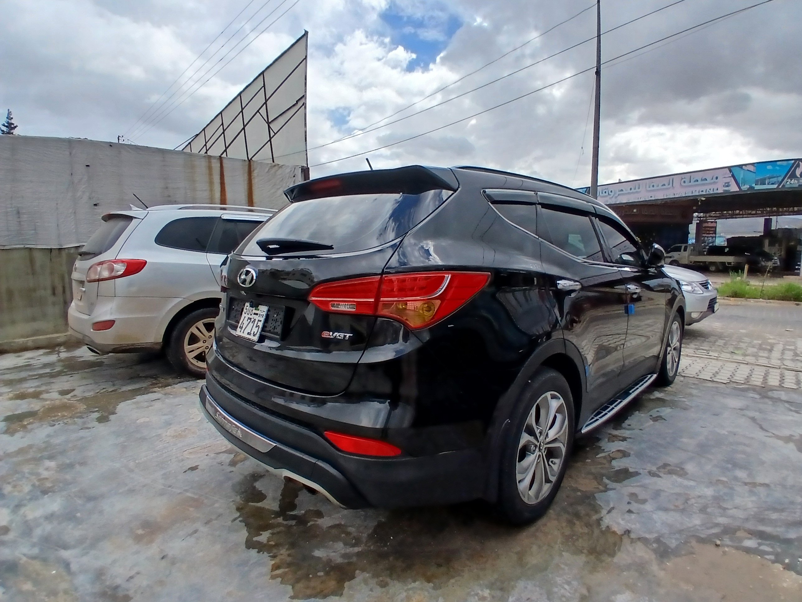 kilometrage car sale hyundai santa fe evgt suv used 2013 aleppo im image