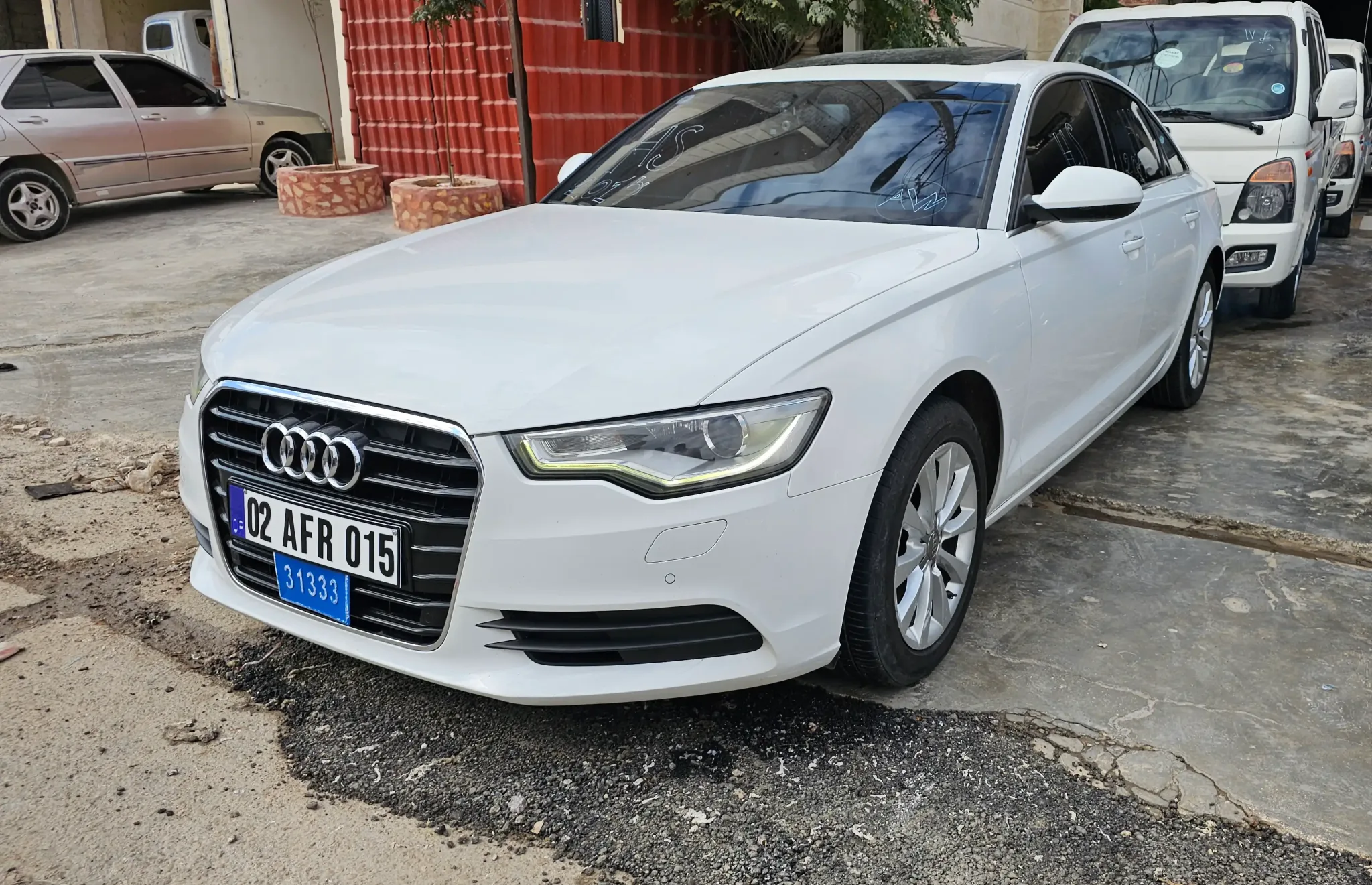 kilometrage car sale audi a6 3 0 tdi sedan used 2014 aleppo ud card image