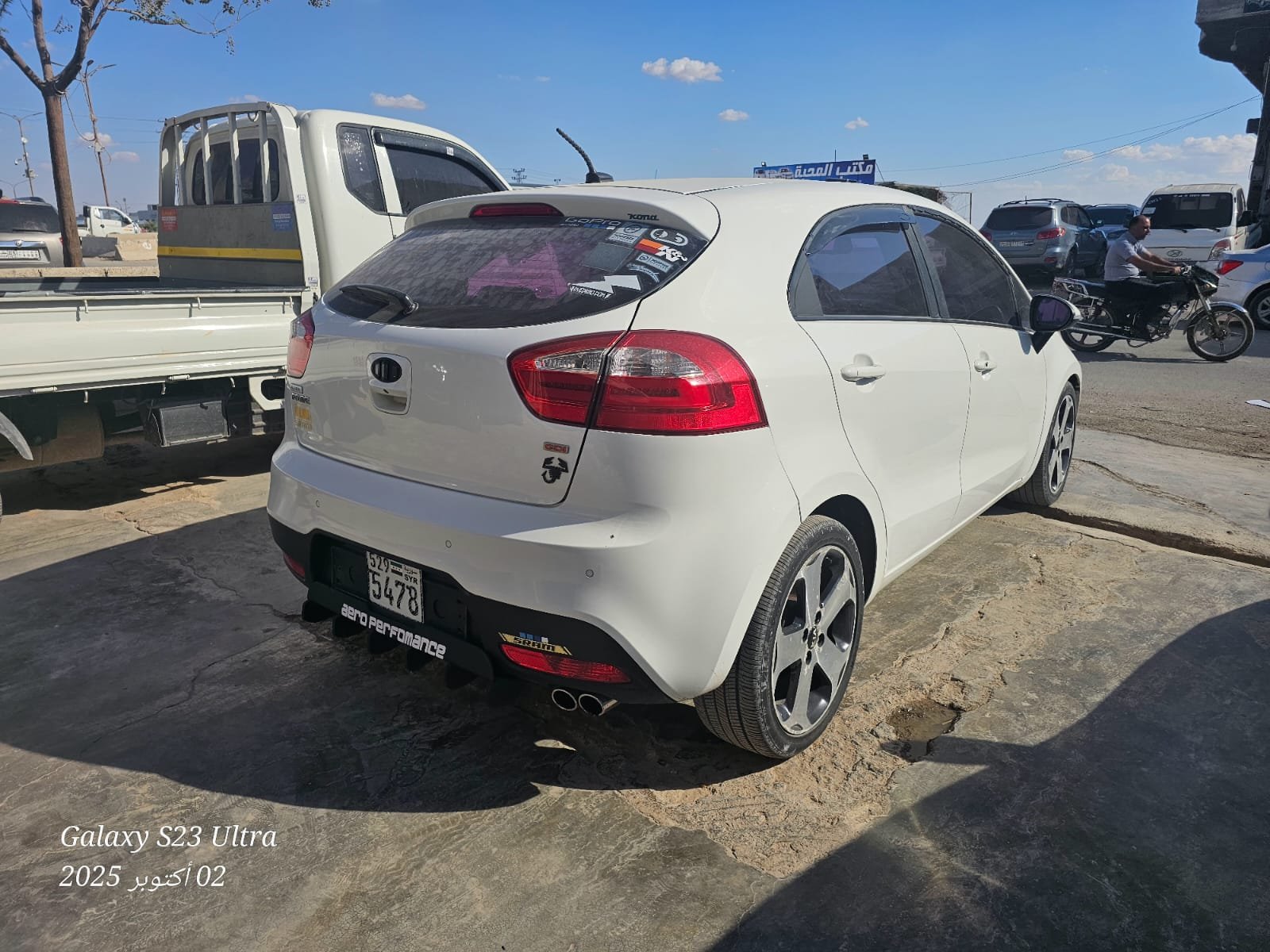 kilometrage car sale kia pride gdi hatchback used 2011 aleppo yg image
