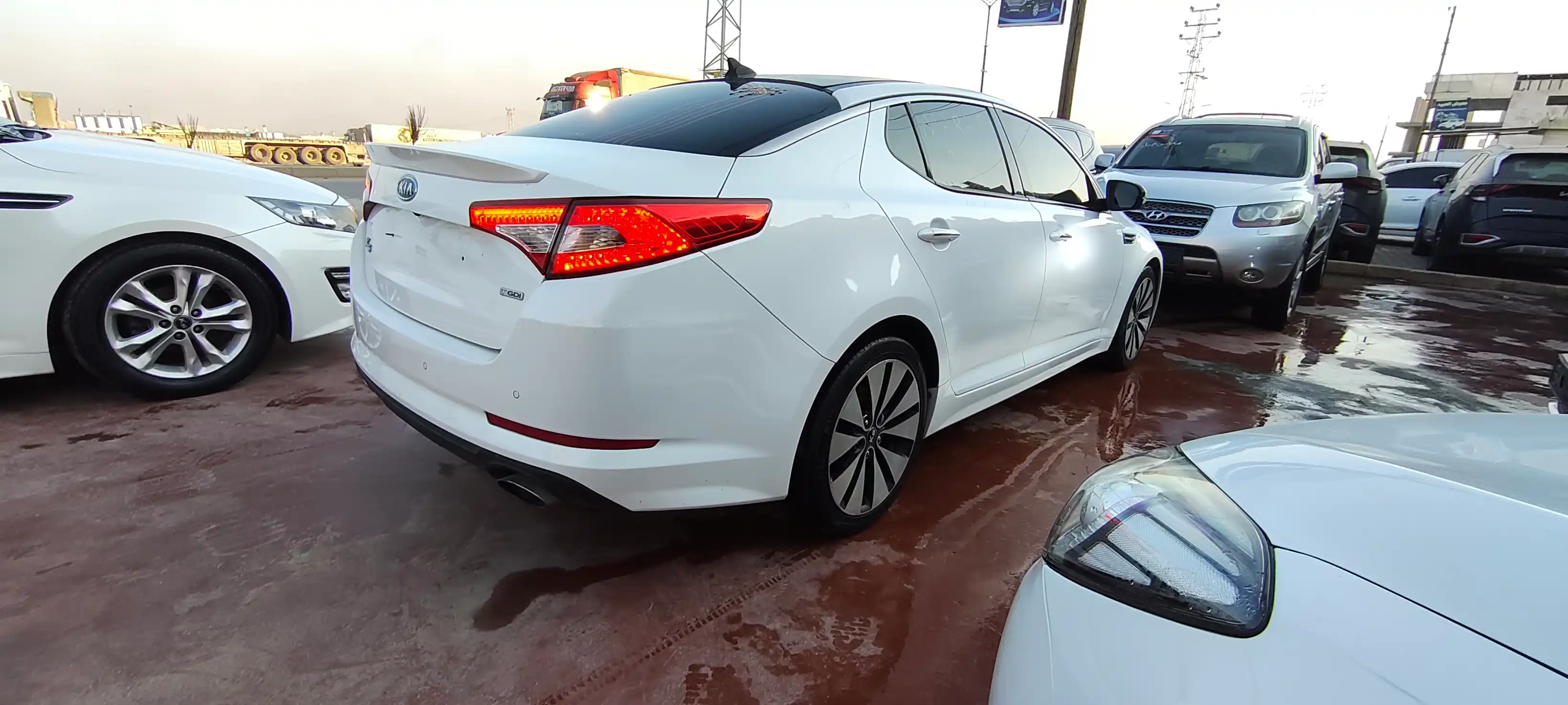 kilometrage car sale kia k5 standard sedan used 2011 aleppo qv image