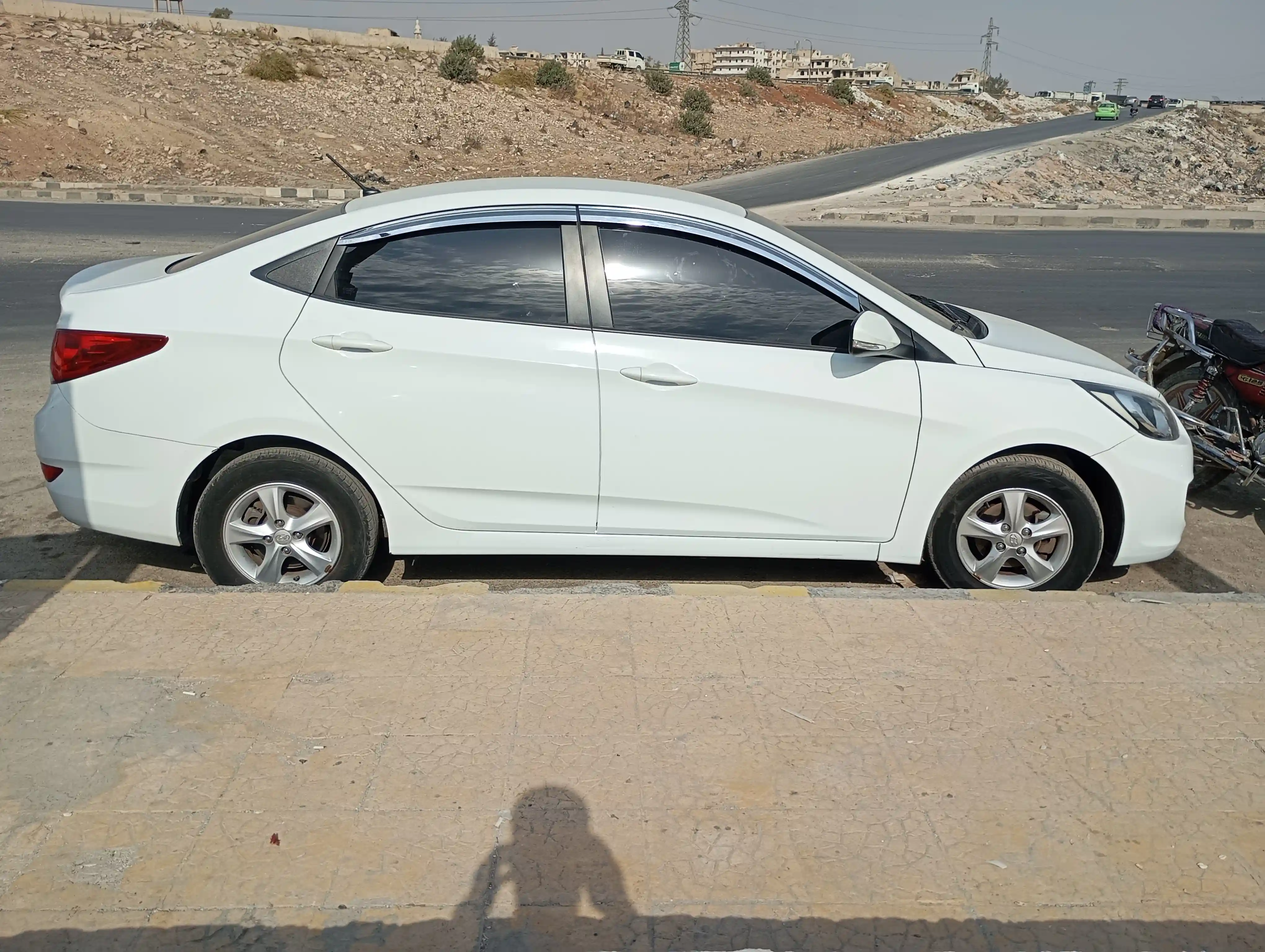 kilometrage car sale hyundai accent standard sedan used 2013 aleppo xz image